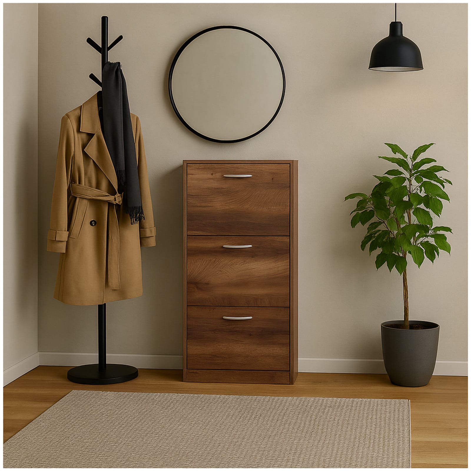 HTI-Living Schuhschrank Thekla Eiche - Bild 1