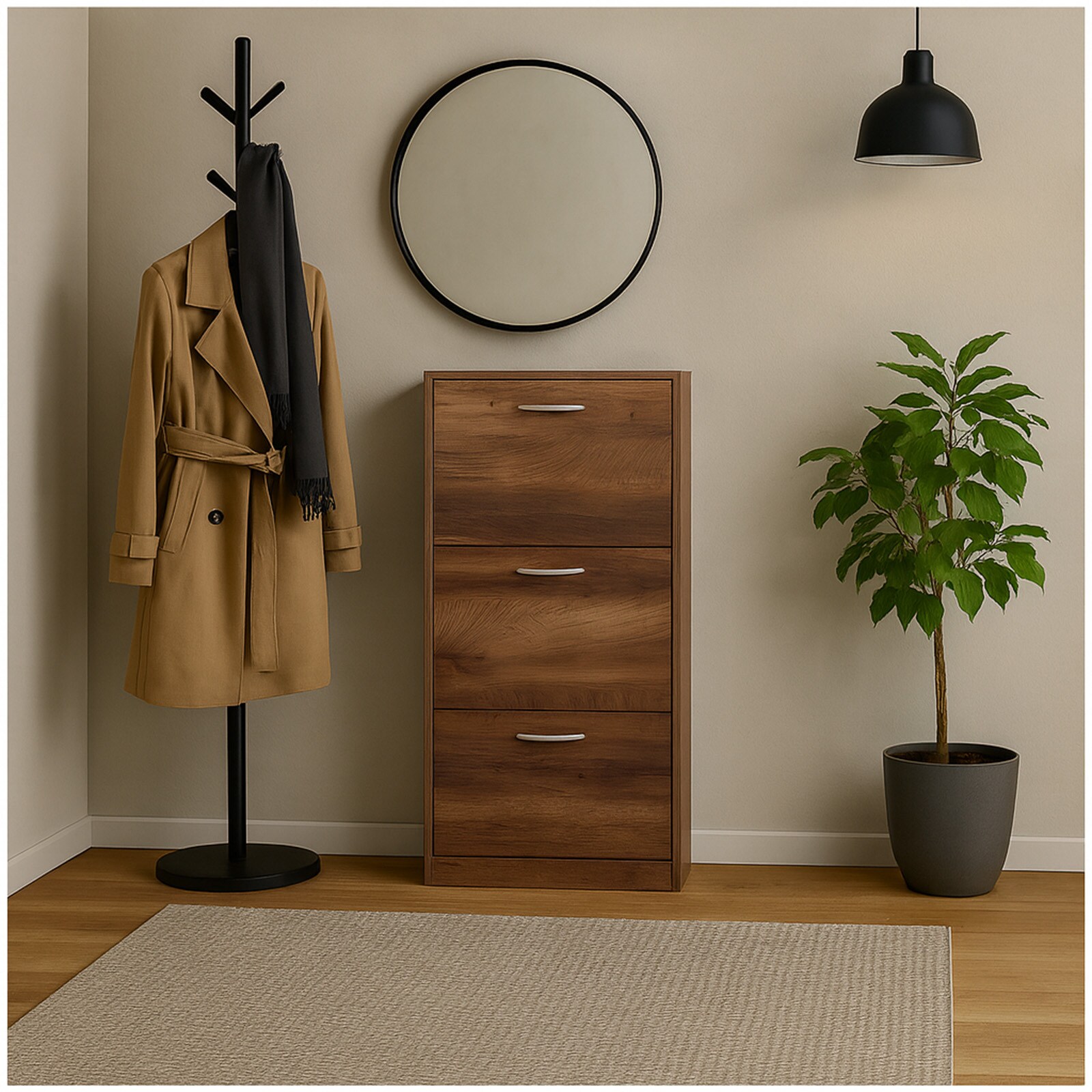 HTI-Living Schuhschrank Thekla Eiche