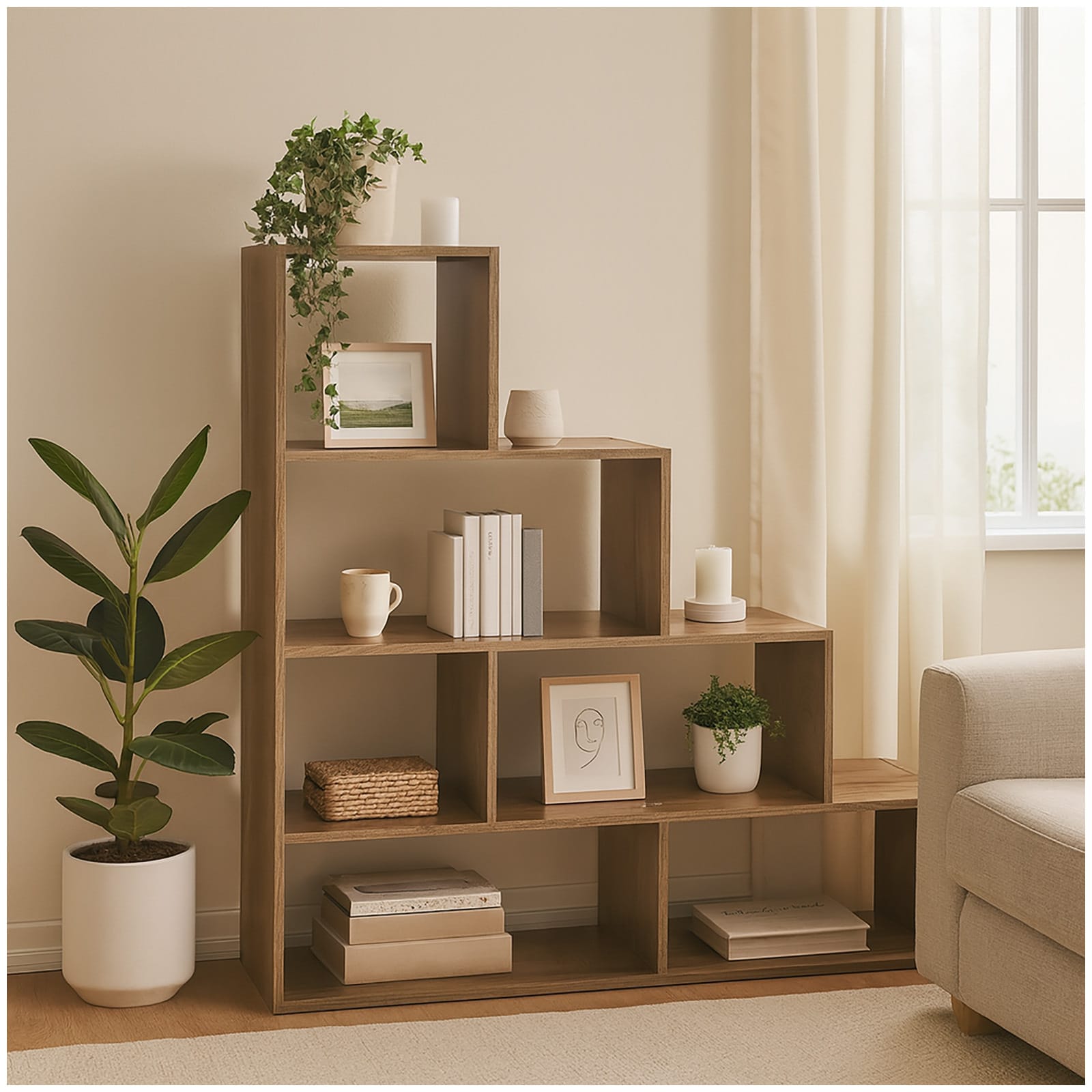 HTI-Living Raumteiler Thekla Eiche - Bild 1