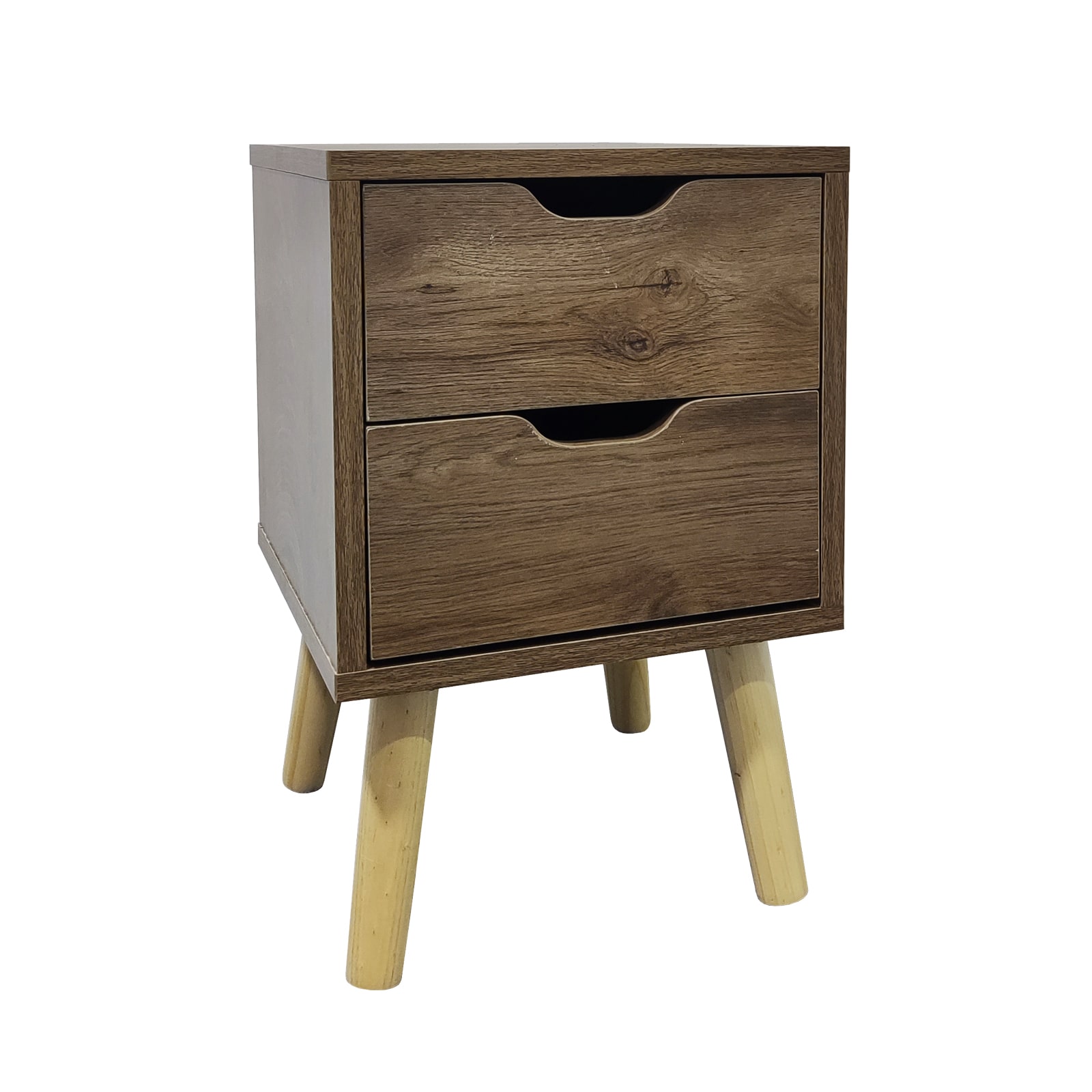 HTI-Living Nachttisch 2 Schubladen Thekla Eiche - Bild 1