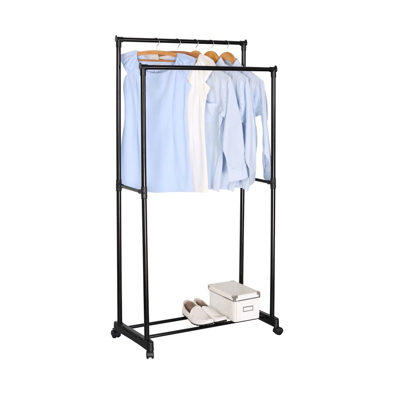 HTI-Living Garderobenst&auml;nder mit 2 Kleiderstangen - Bild 1