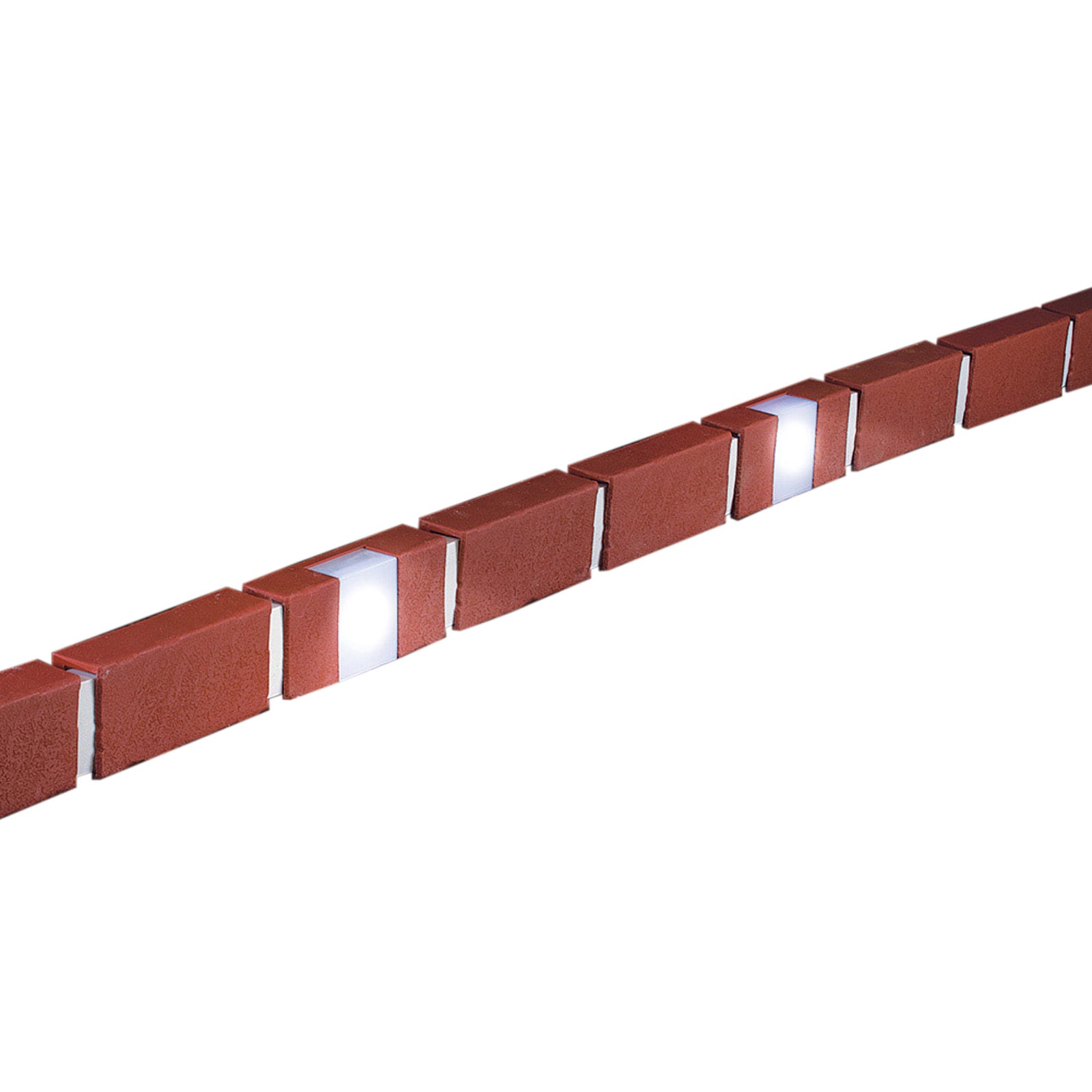 HTI-Living Beeteinfassung 690 cm Ziegelstein mit Beleuchtung - Bild 1