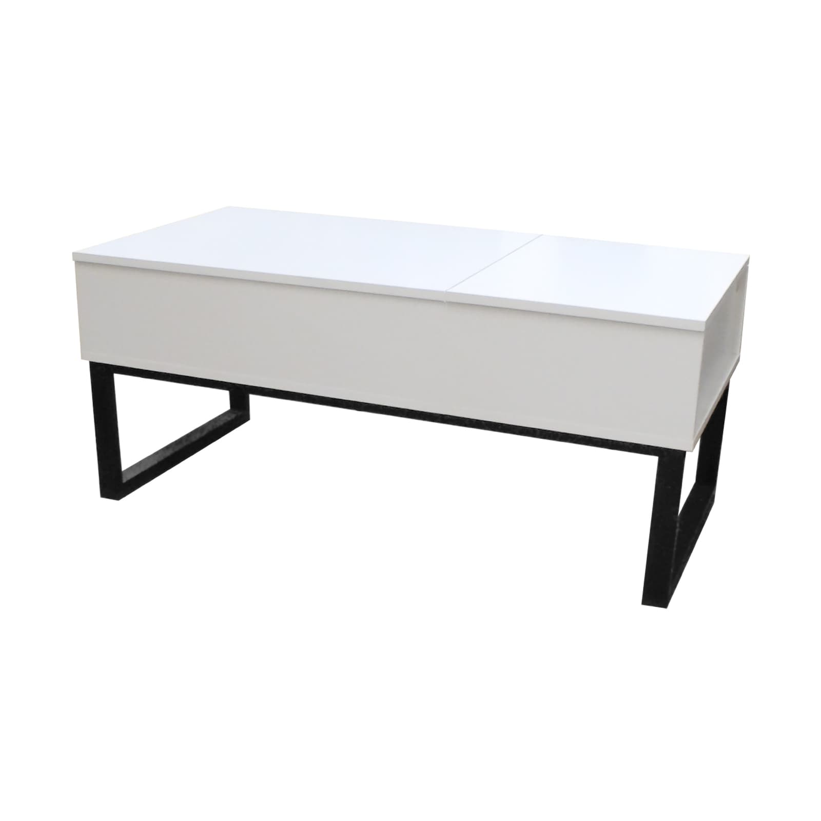 HTI-Living Couchtisch h&ouml;henverstellbar mit Stauraum Wei&szlig; - Bild 1