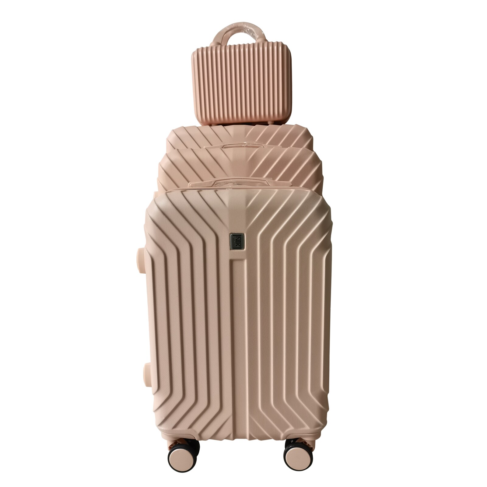 NTK-Collection Hartschalenkoffer 4er-Set Mabell Rosa