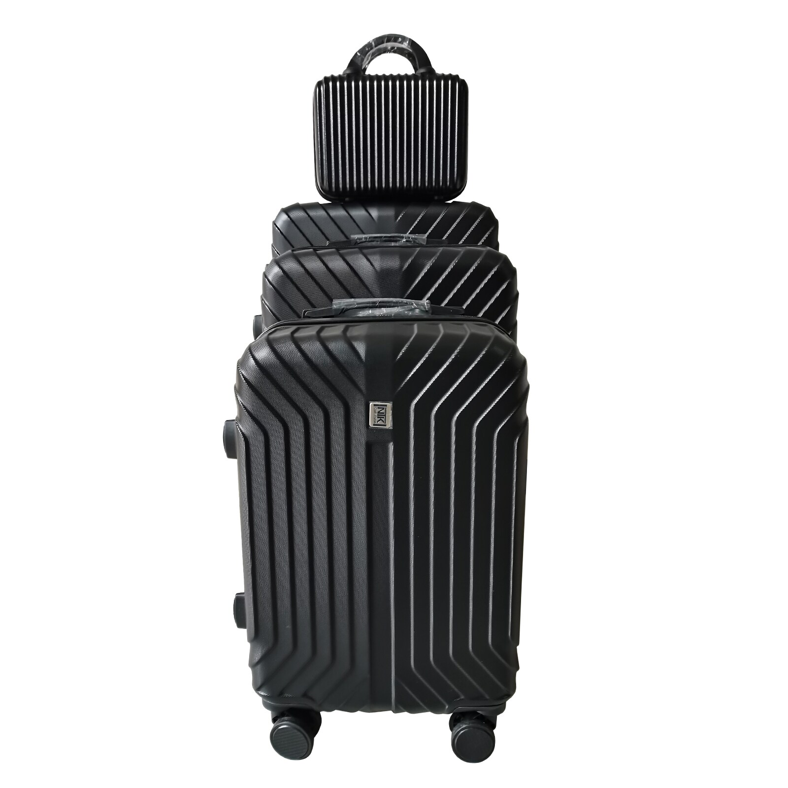 NTK-Collection Hartschalenkoffer 4er-Set Mabell Schwarz