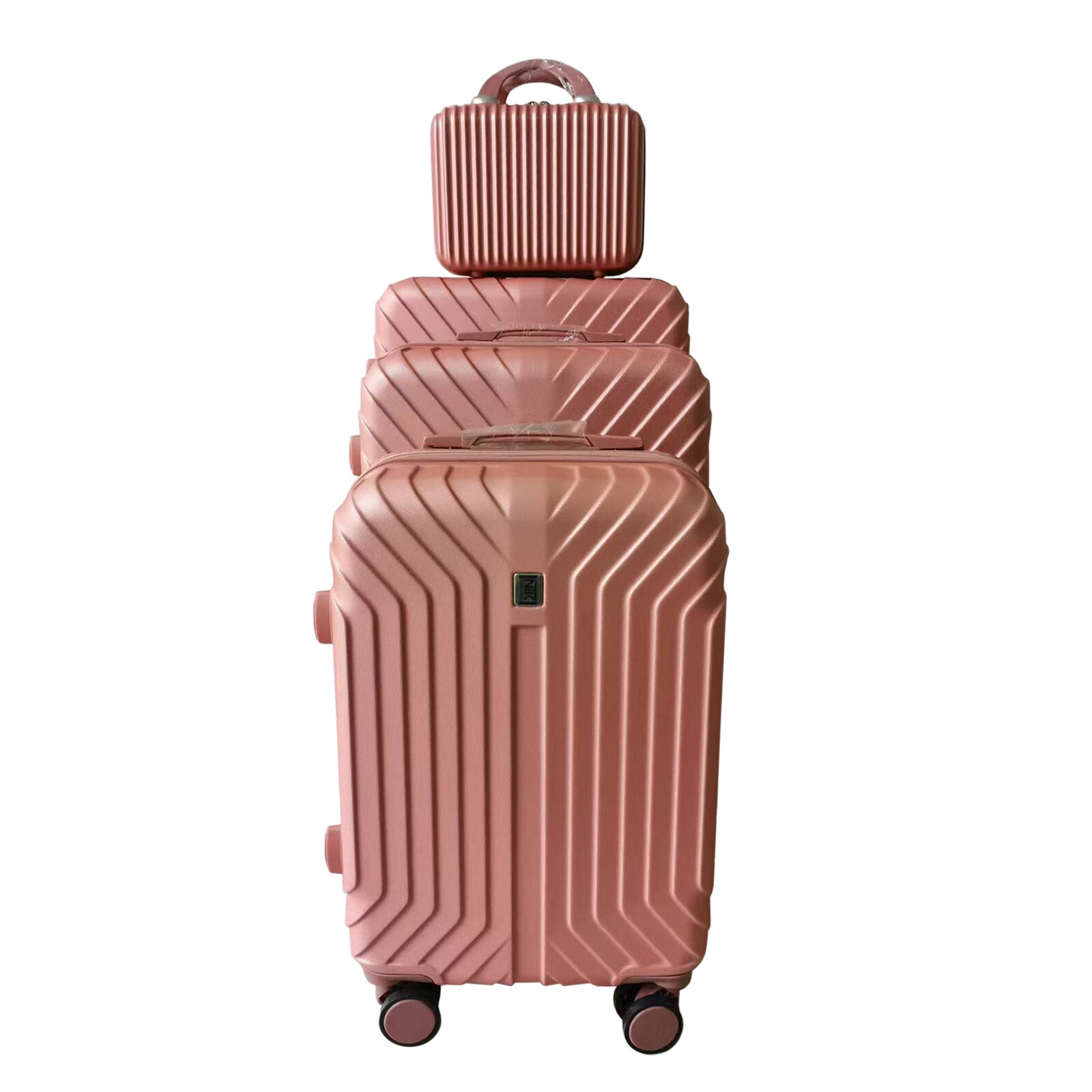 NTK-Collection Hartschalenkoffer 4er-Set Mabell Rosegold
