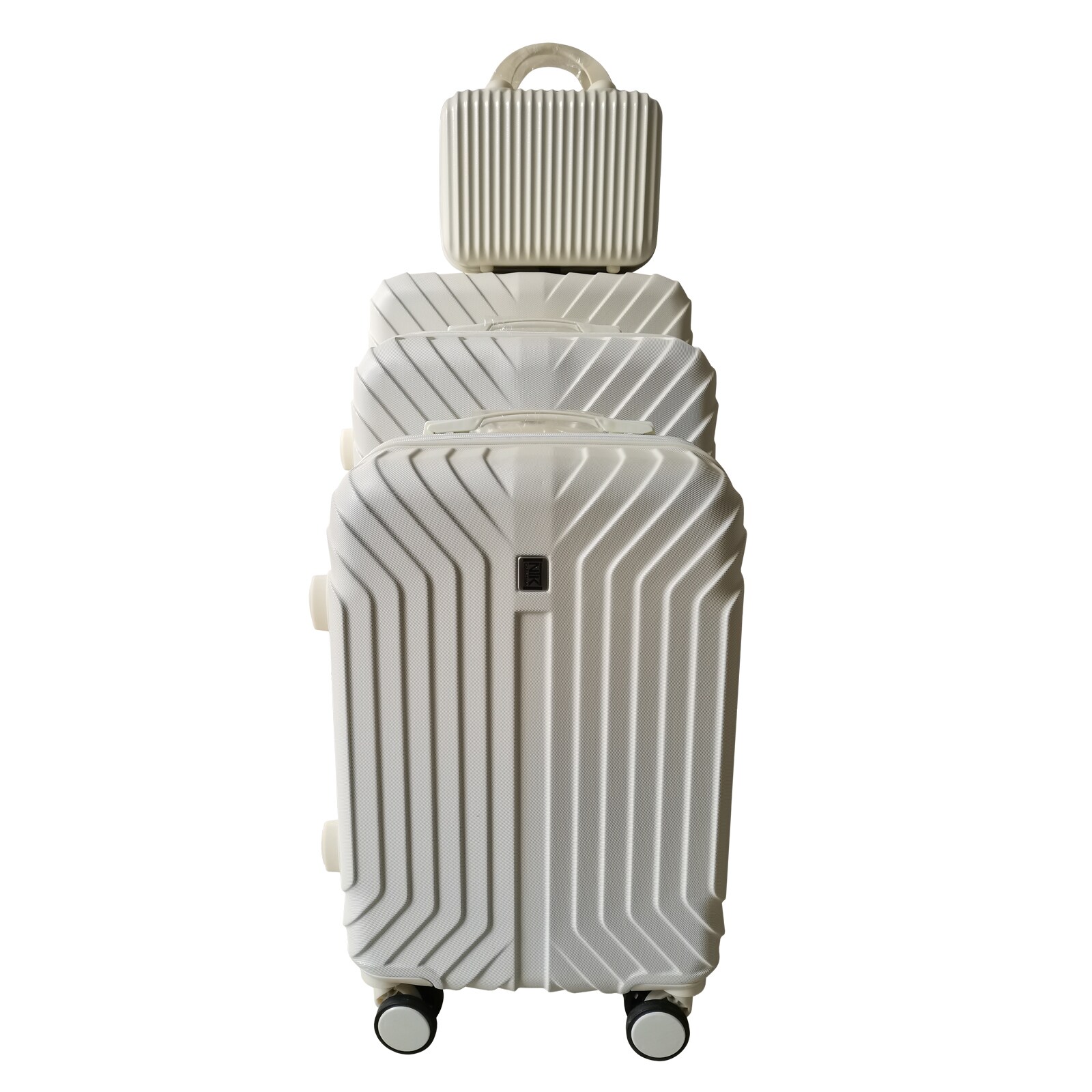 NTK-Collection Hartschalenkoffer 4er-Set Mabell Weiß | 04255701931269