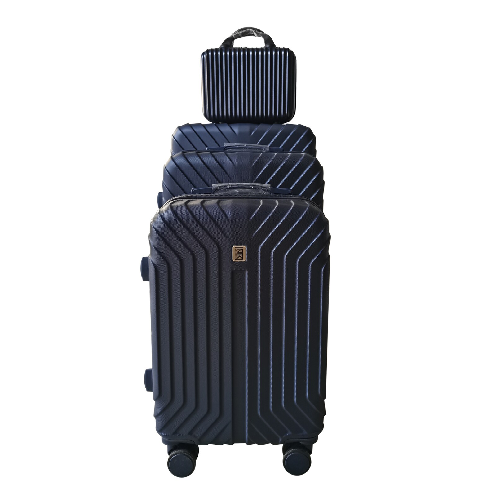 NTK-Collection Hartschalenkoffer 4er-Set Mabell Blau