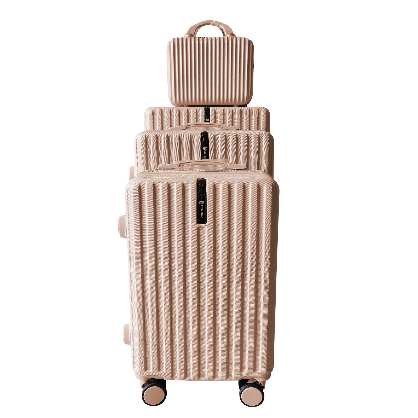 NTK-Collection Hartschalenkoffer 4er-Set Leandra Rosa - Bild 1