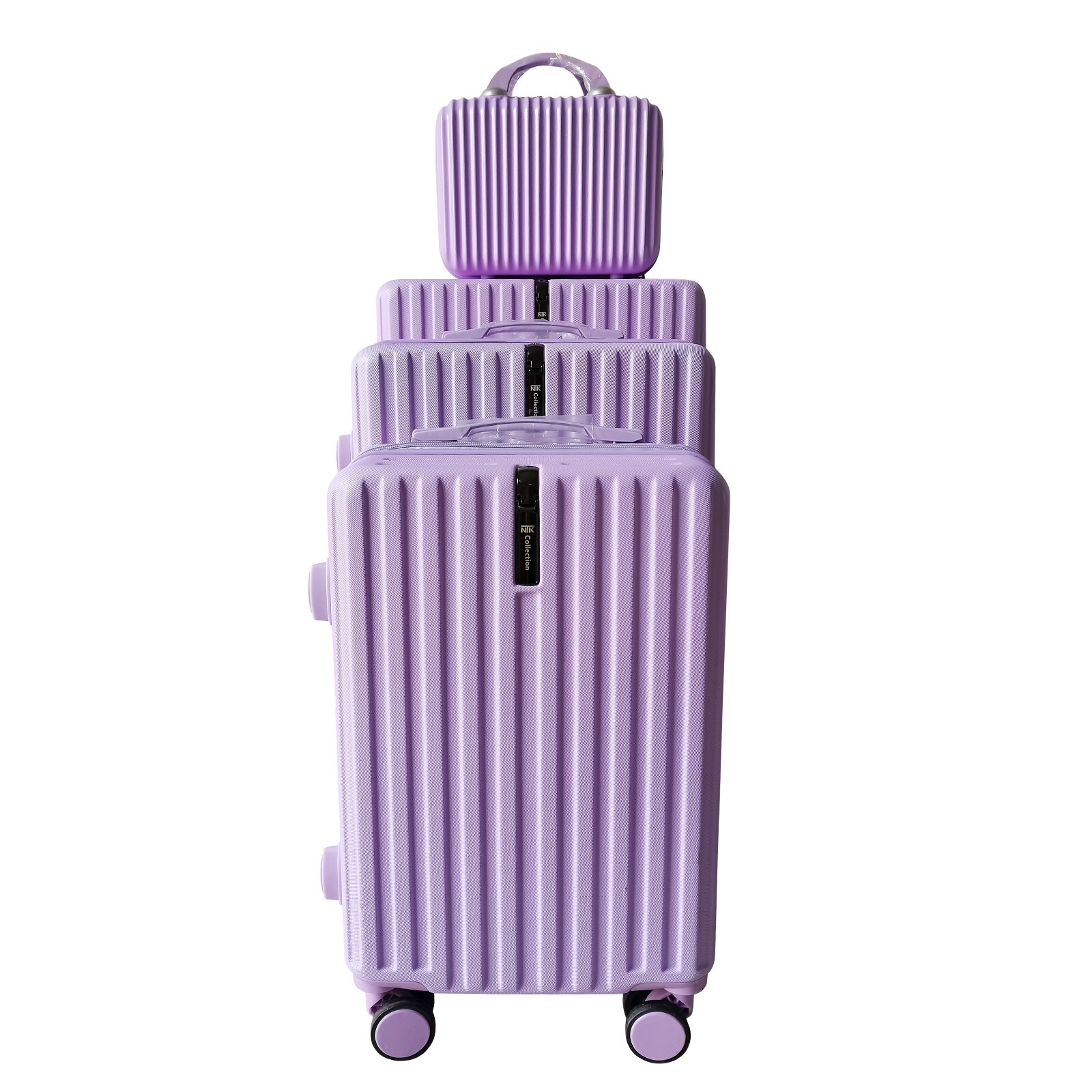 NTK-Collection Hartschalenkoffer 4er-Set Leandra Lila