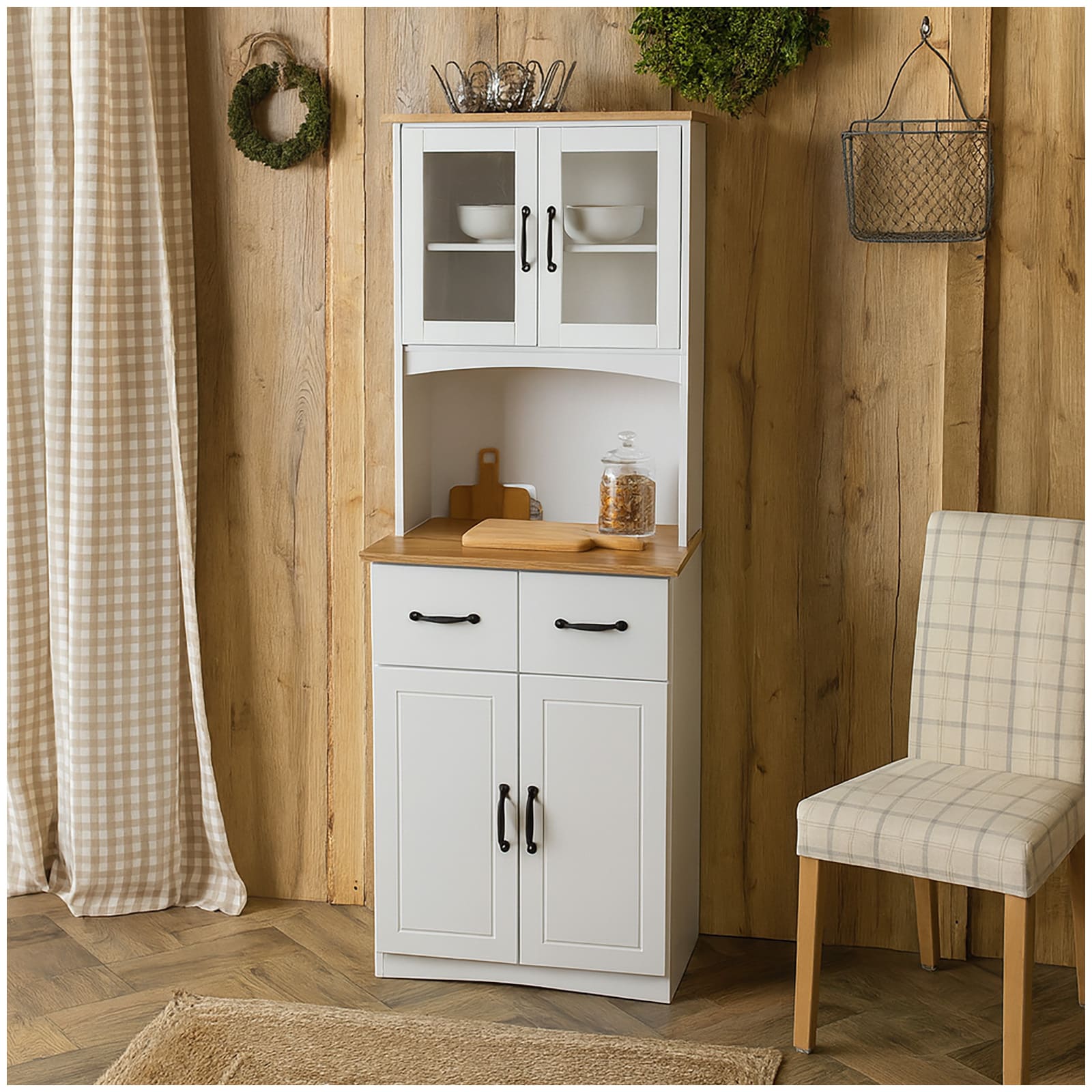 HTI-Living K&uuml;chenbuffet Landhausstil Wei&szlig; - Bild 1