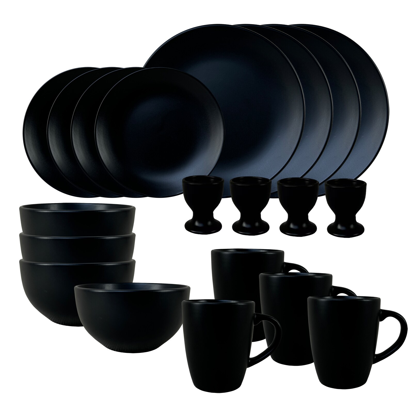 NTK-Collection Tafelservice für 4 Personen Schwarz | 04255701934130