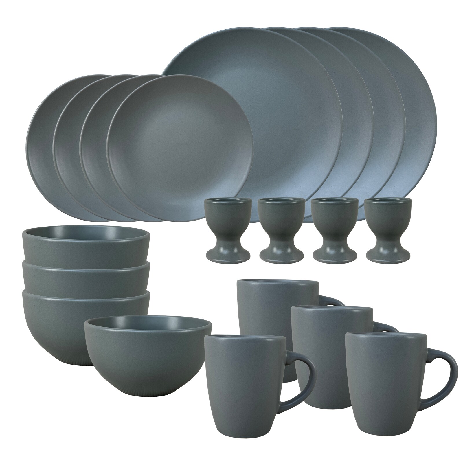 NTK-Collection Tafelservice für 4 Personen Grau | 04255701934147