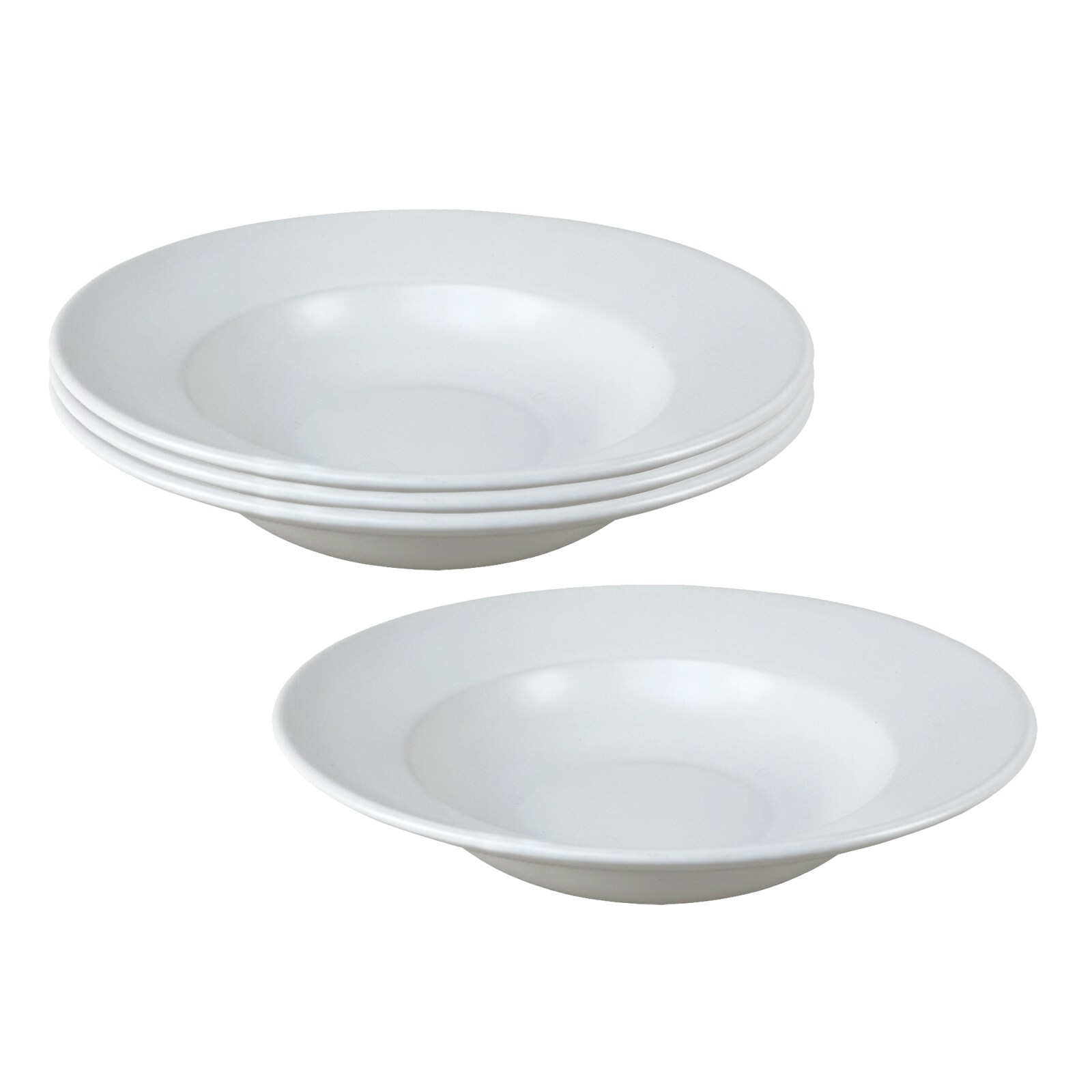 NTK-Collection Pastateller 4 St&uuml;ck Matt Wei&szlig; - Bild 1