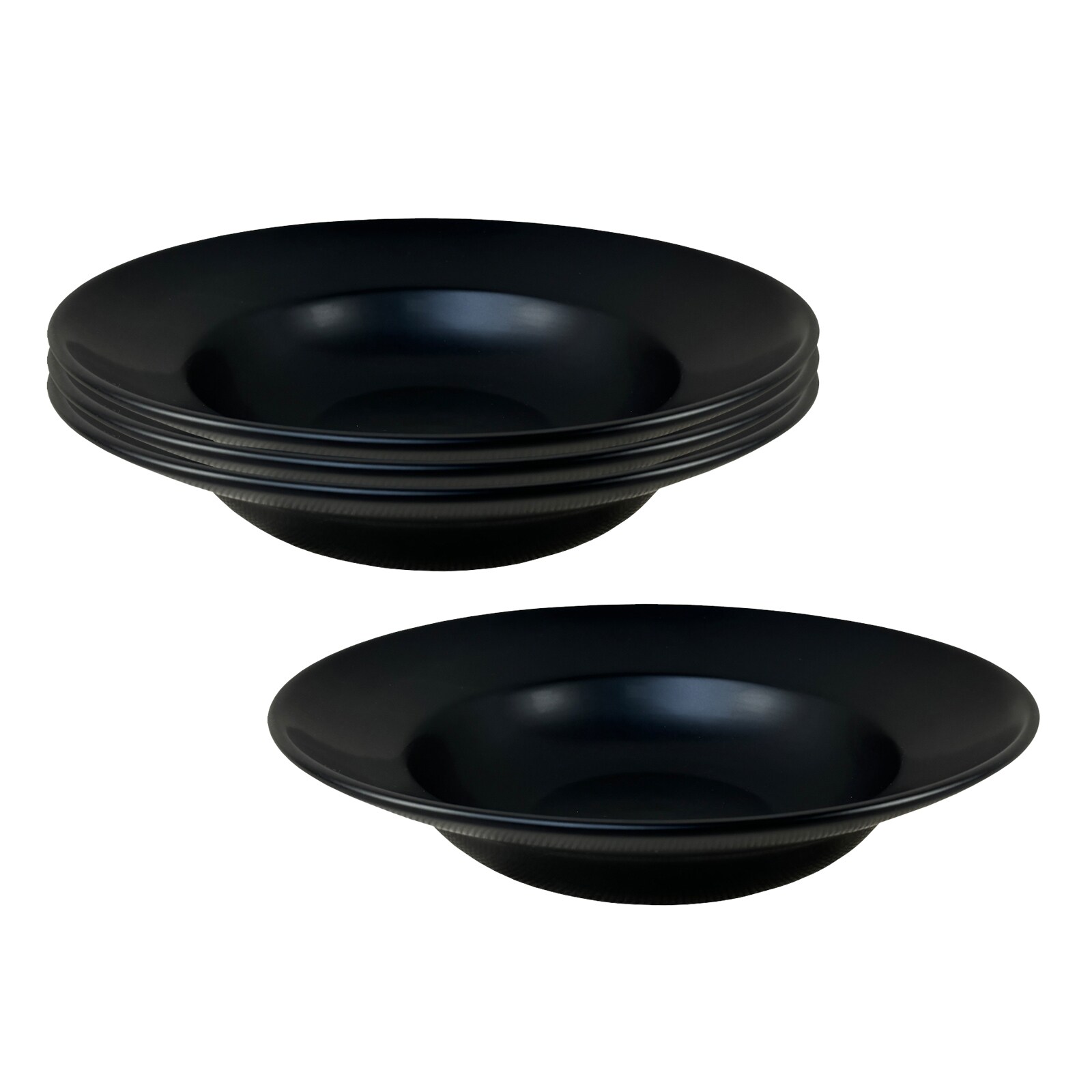 NTK-Collection Pastateller 4 St&uuml;ck Matt Schwarz - Bild 1