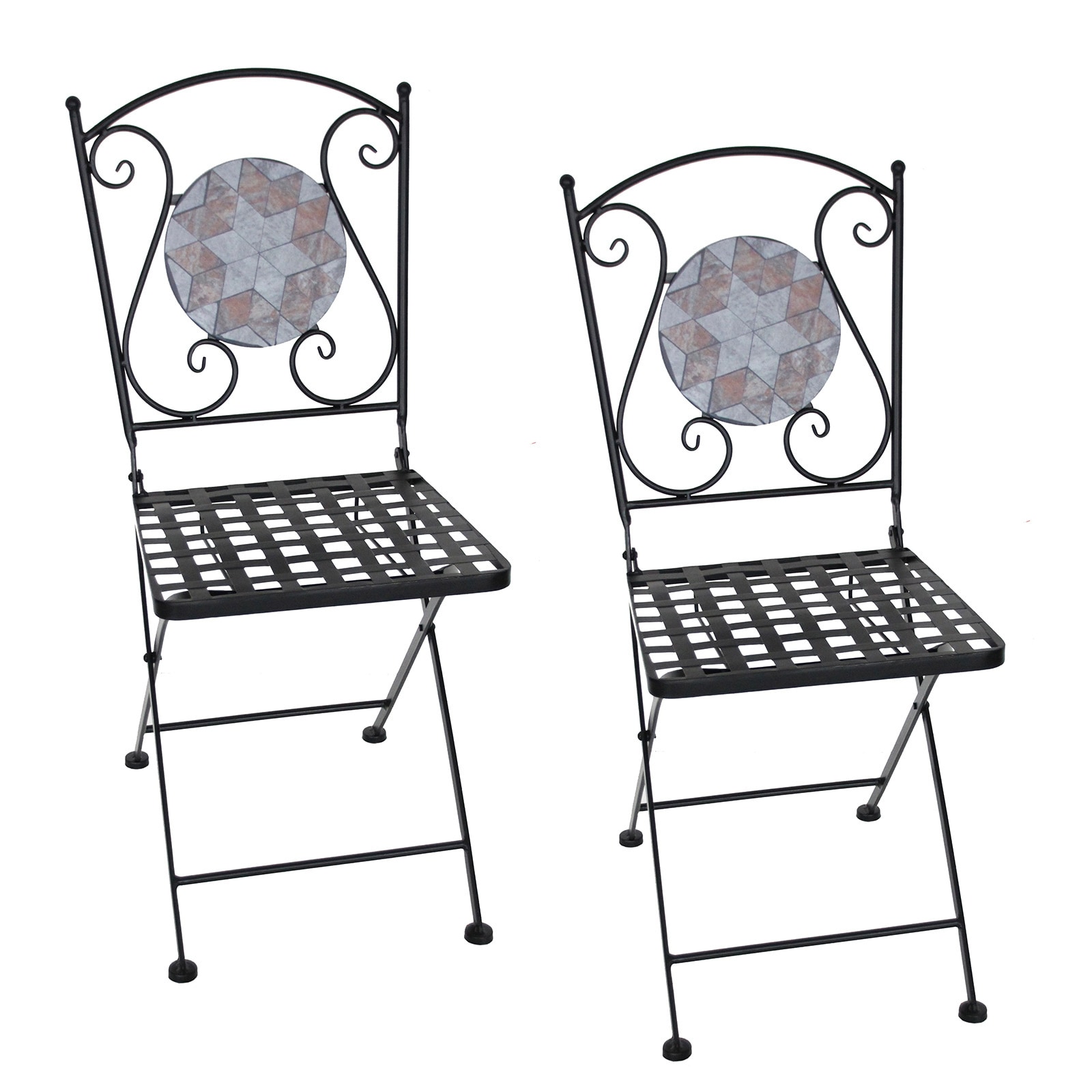 HTI-Living Gartenst&uuml;hle 2 St&uuml;ck Marocco Braun - Bild 1