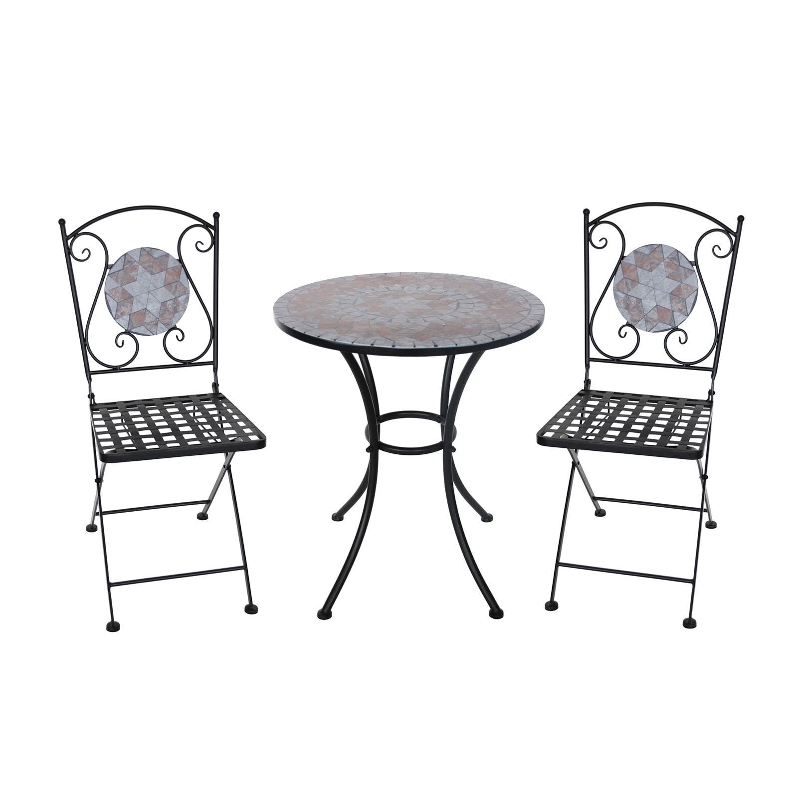 HTI-Living Tisch und 2 St&uuml;hle Marocco Braun - Bild 1