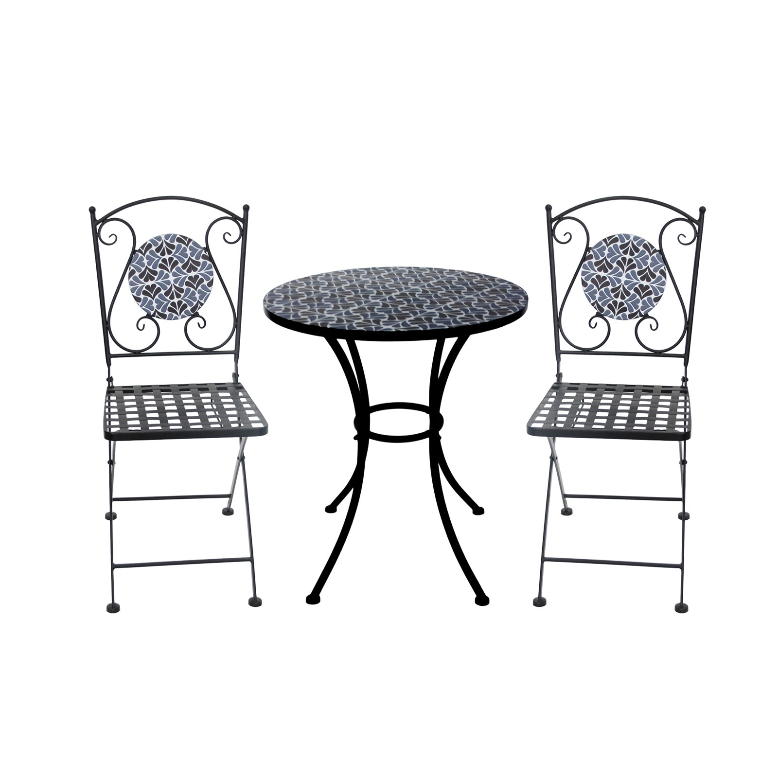 HTI-Living Tisch und 2 St&uuml;hle Celia Floral - Bild 1