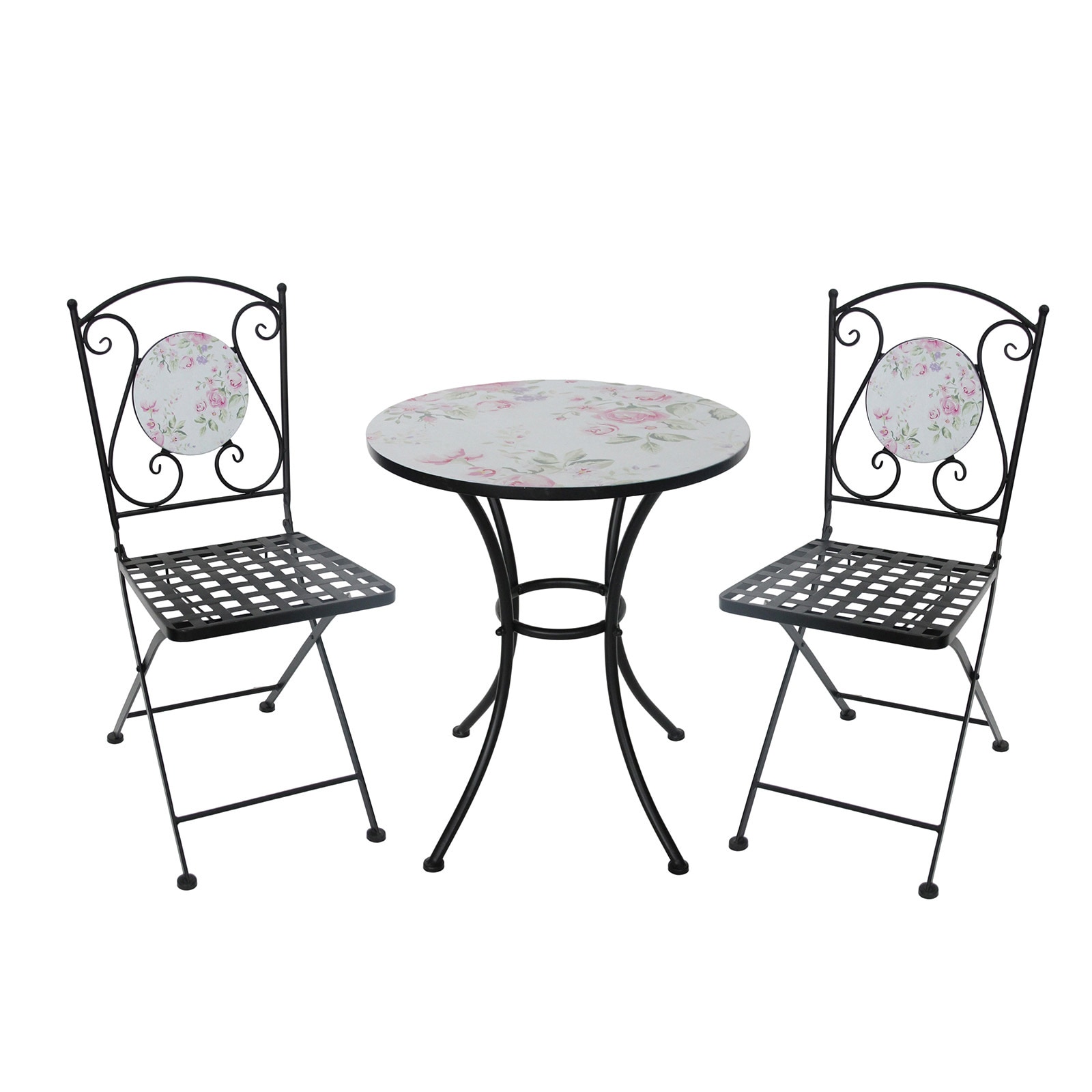 HTI-Living Tisch und 2 St&uuml;hle Celia Rosen - Bild 1