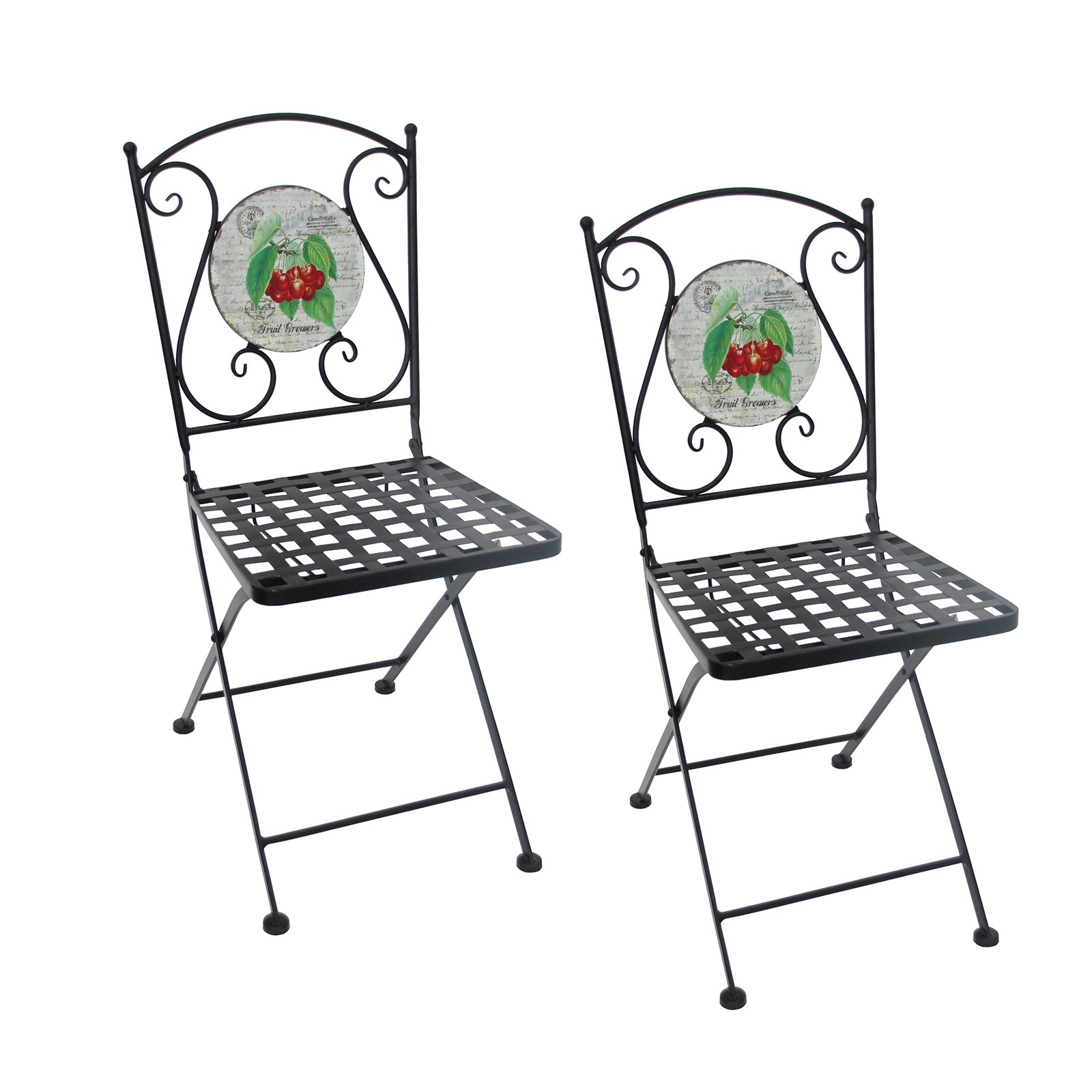 HTI-Living Gartenst&uuml;hle 2 St&uuml;ck Celia Kirschen - Bild 1