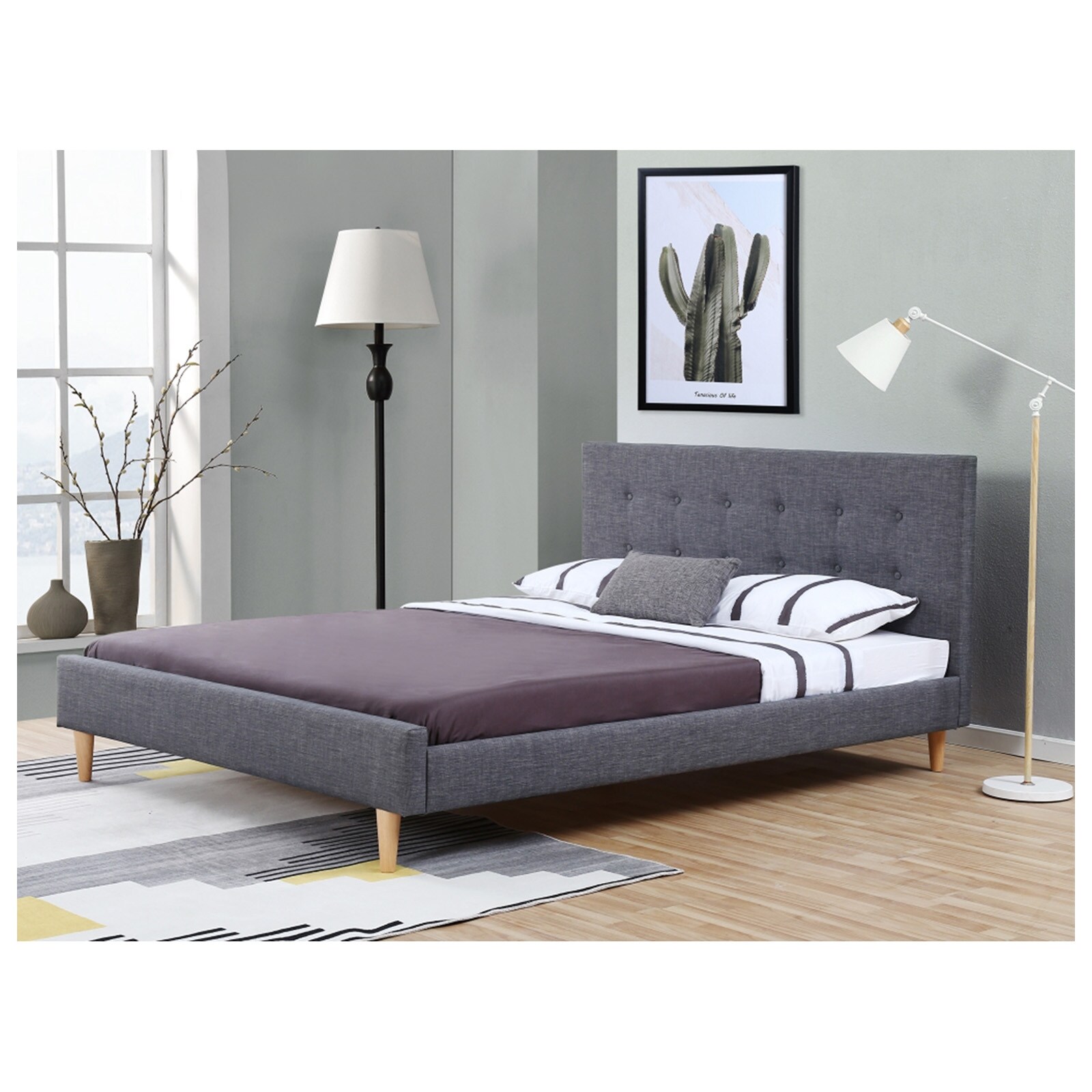 HTI-Living Bett inkl. Lattenrost Liegefl&auml;che 90 x 200 cm - Bild 1