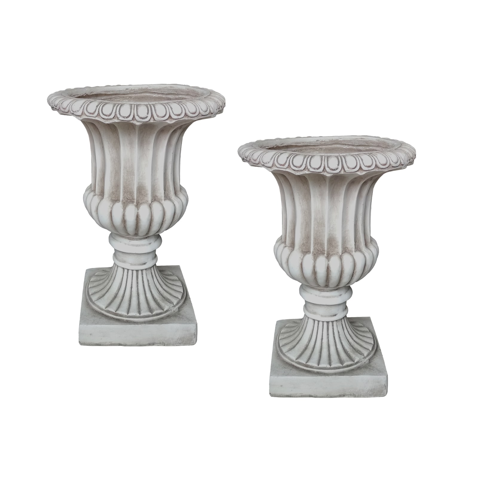 HTI-Living Pflanzk&uuml;bel Athene Antik Hellgrau 2er-Set - Bild 1