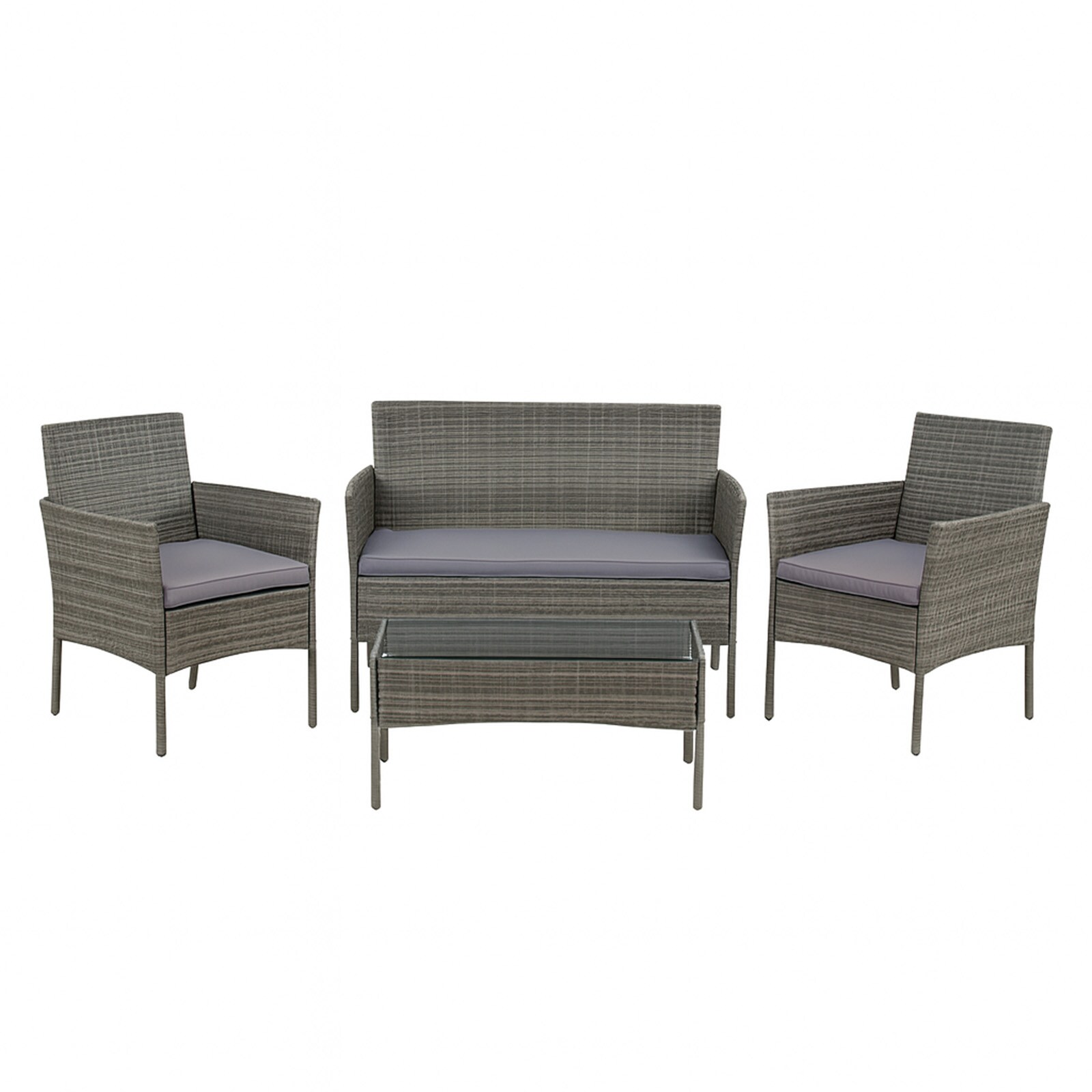 HTI-Living Outdoor M&ouml;bel Grau 4-teiliges Set - Bild 1