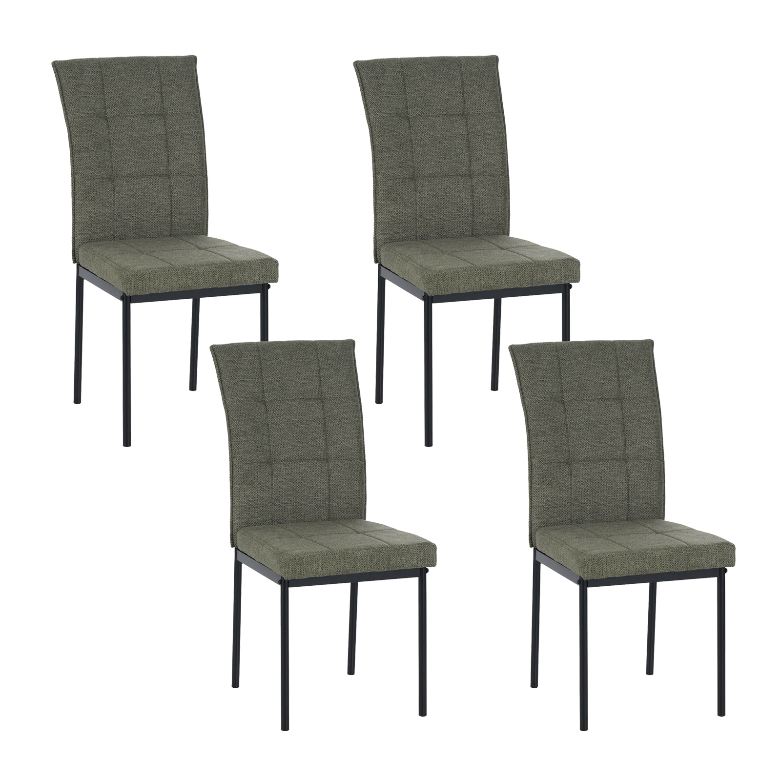 HTI-Living Stuhl Matthew Gr&uuml;n 4er-Set - Bild 1
