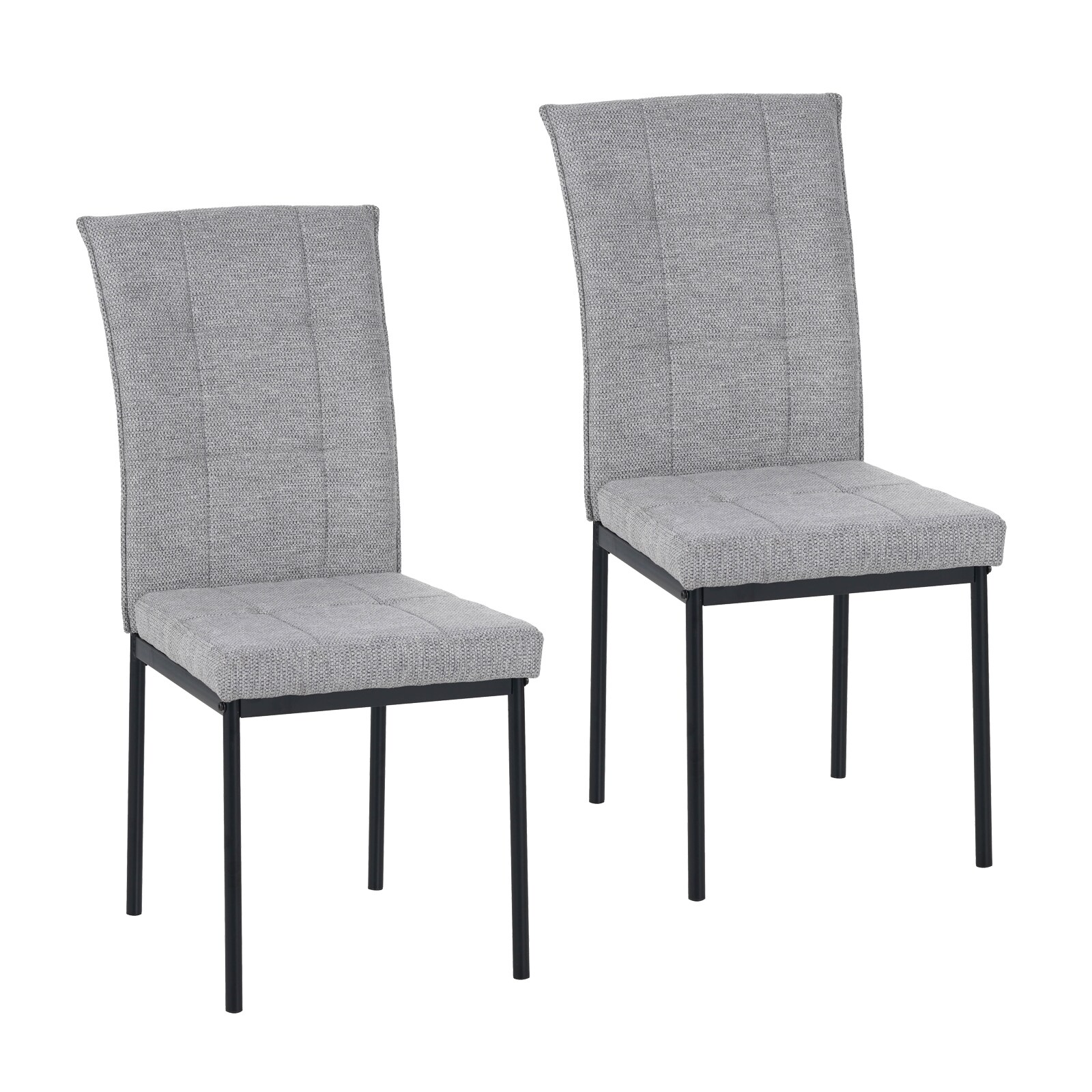 HTI-Living Stuhl Matthew Hellgrau 2er-Set - Bild 1