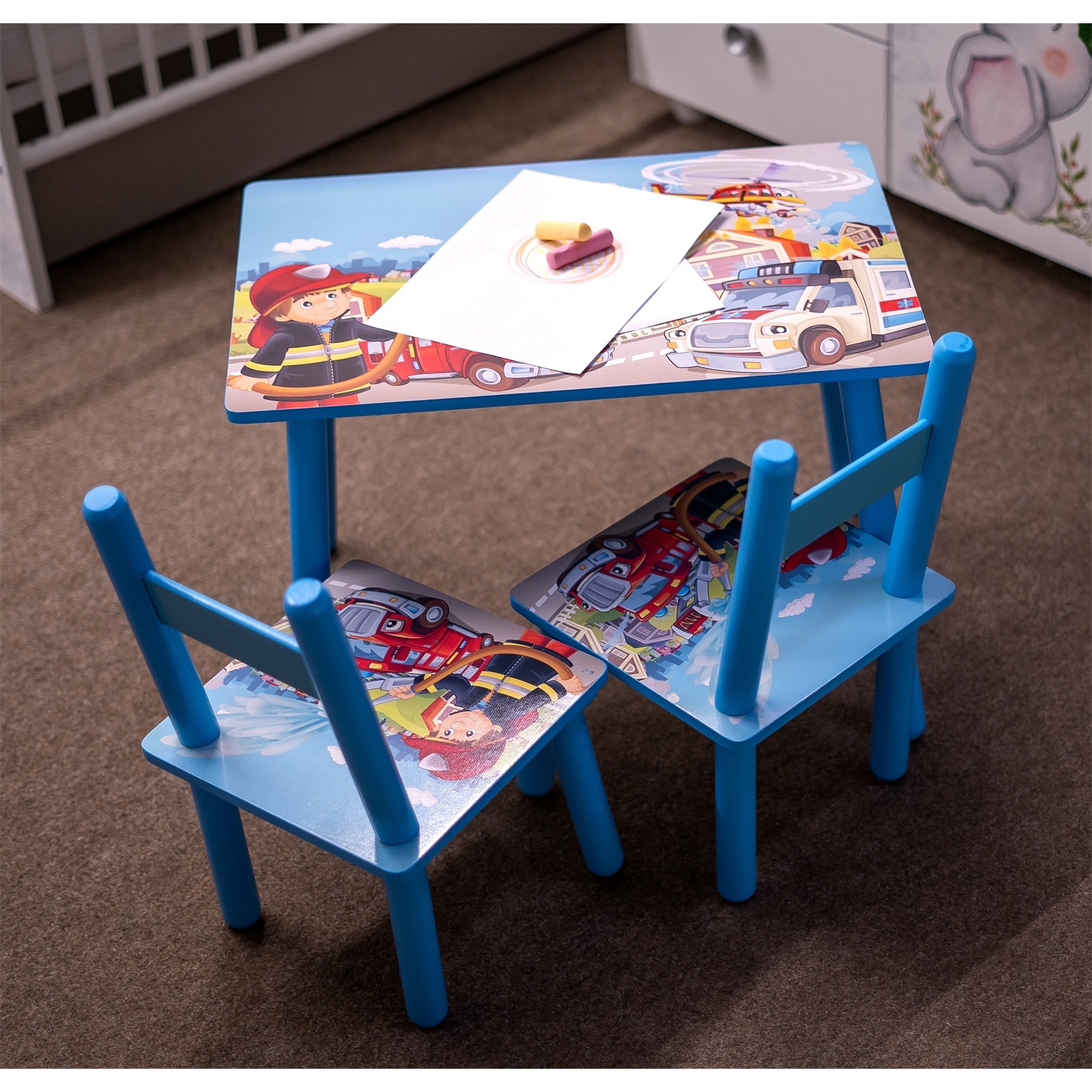 HTI-Line Kindertischgruppe Feuerwehr - Bild 1