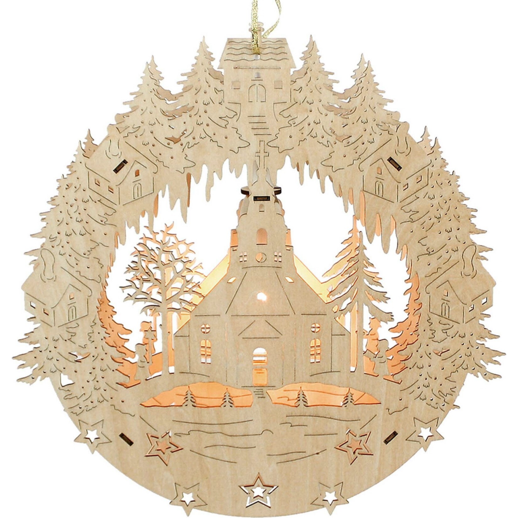 SIGRO Holz Fensterbild Seiffen - Bild 1