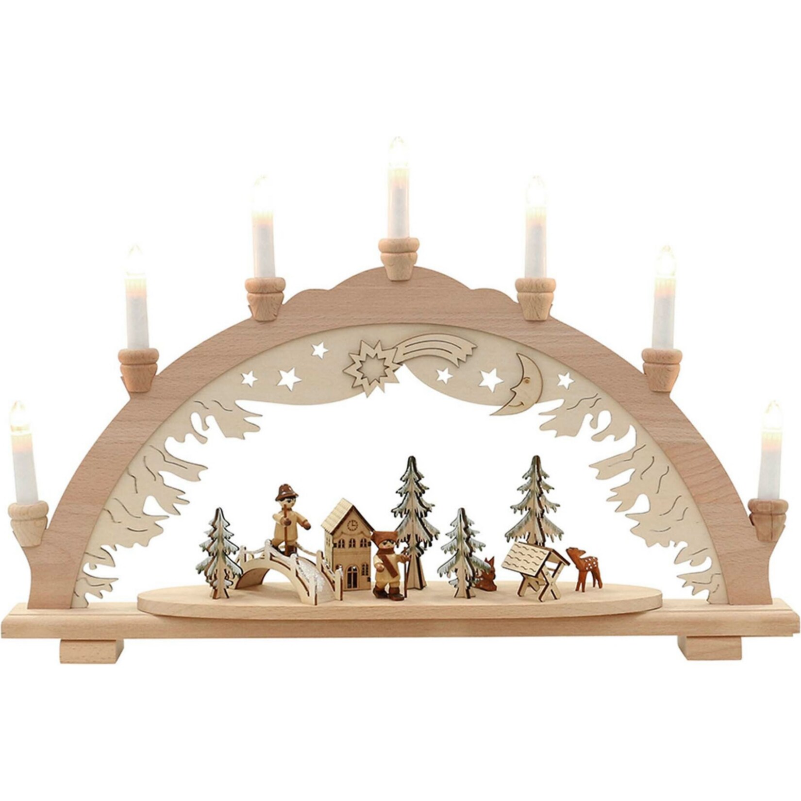 SIGRO Holz Schwibbogen Wald - Bild 1