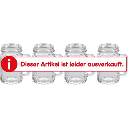 HTI-Living Schnapsgläser mit Henkel 4er Set - Bild 1