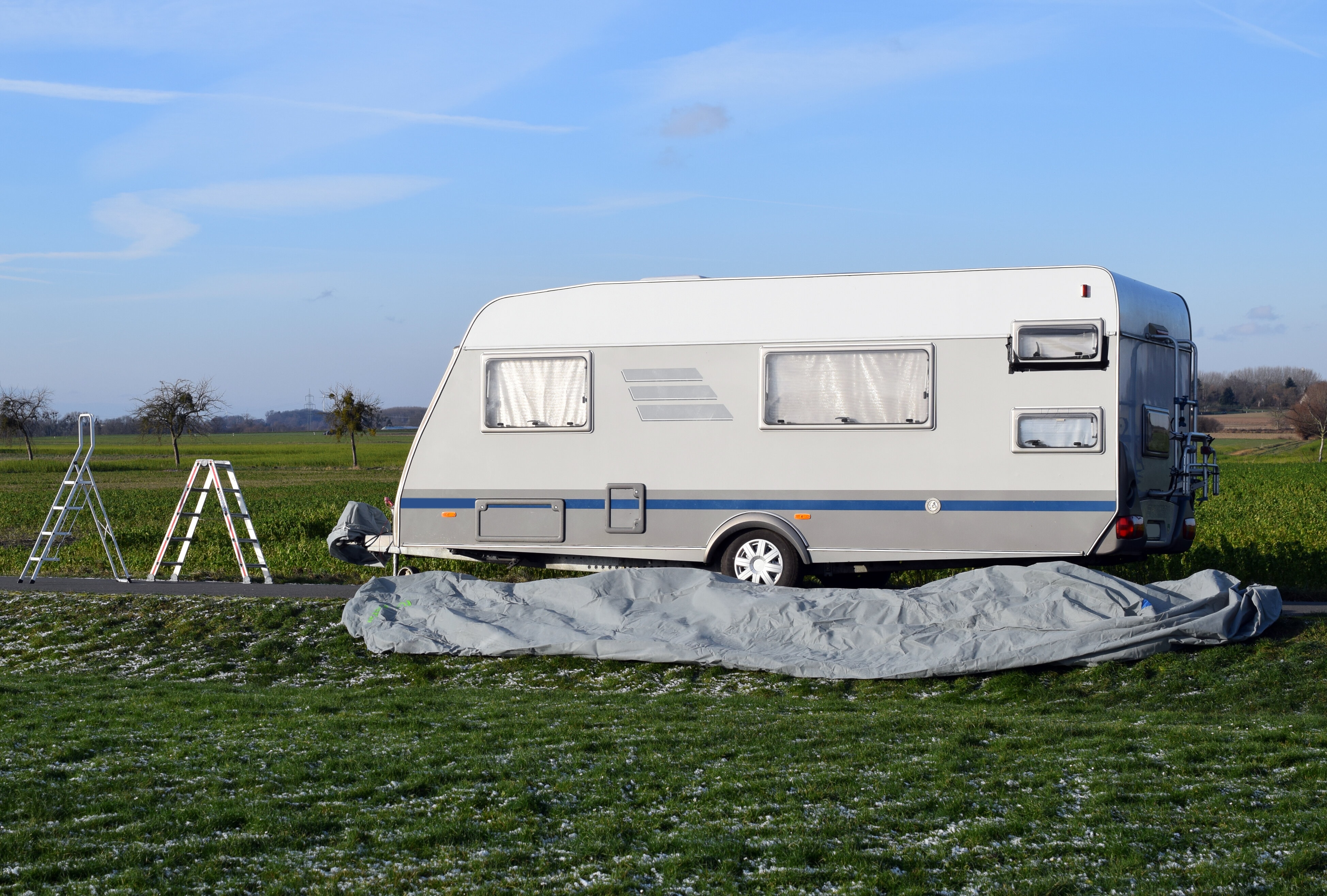 Ducksback Bodenplane Aufbewahrungstasche 80x60cm - Extra Große Tasche Für Wohnwagen & Camping