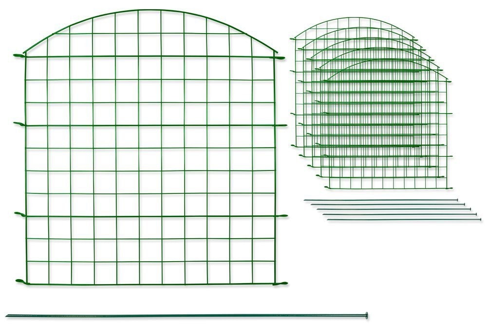 GreenYard Teichzaun Oberbogen Komplett-Set 11-tlg. - Bild 1