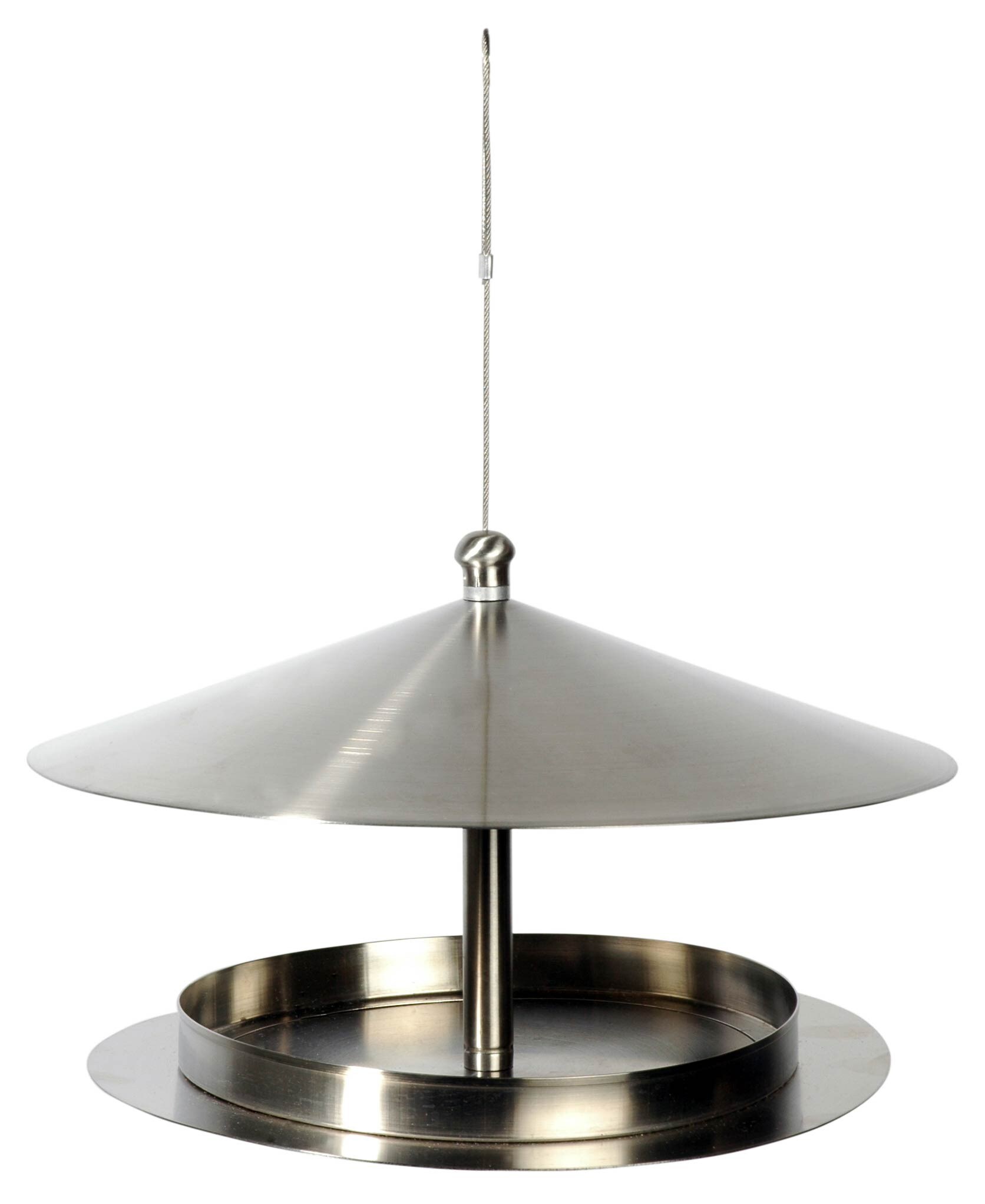 dobar Design Vogelhaus "Silberglanz", mit Draht zum Aufh&auml;ngen - Bild 1