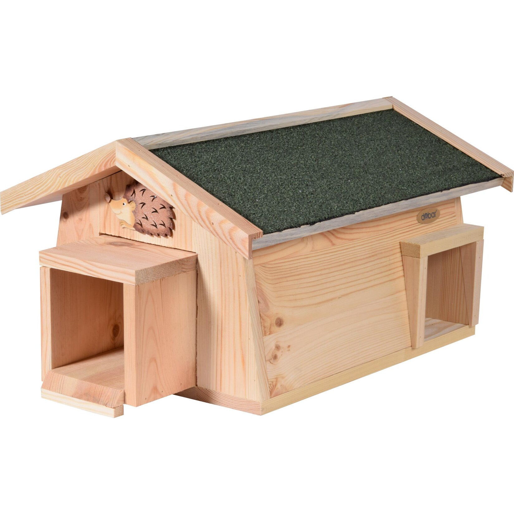 dobar Igelhaus "Mecki" mit 2 Eingängen, Kiefer