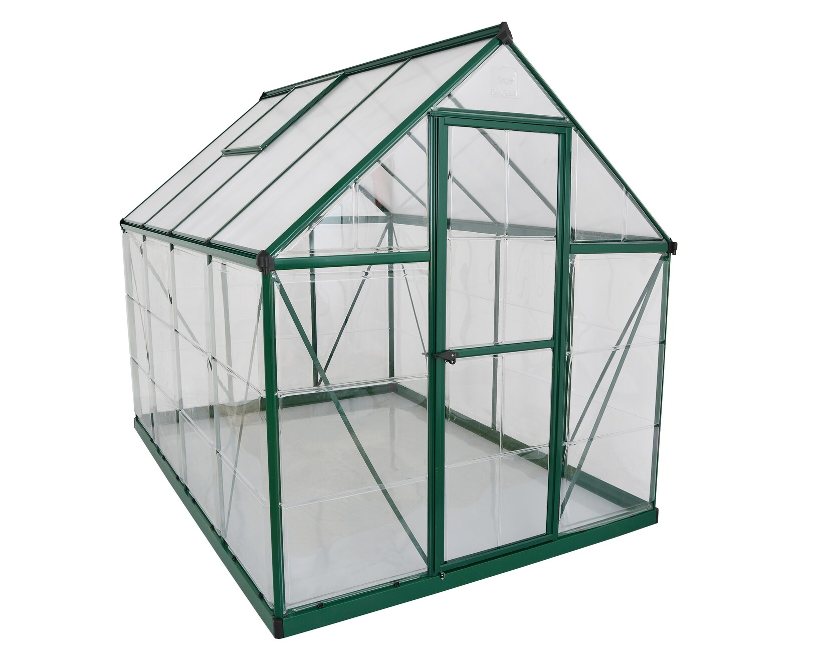 Palram - Canopia Hybrid 2.5x1.9 Gewächshaus, grün in cm 250x185x209 (LxBxH)
