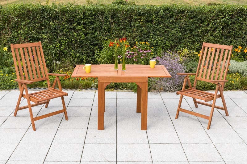 Merxx Gartenm&ouml;bel Set 3tlg. Vitoria Balkontisch Balkon-Set - Bild 1