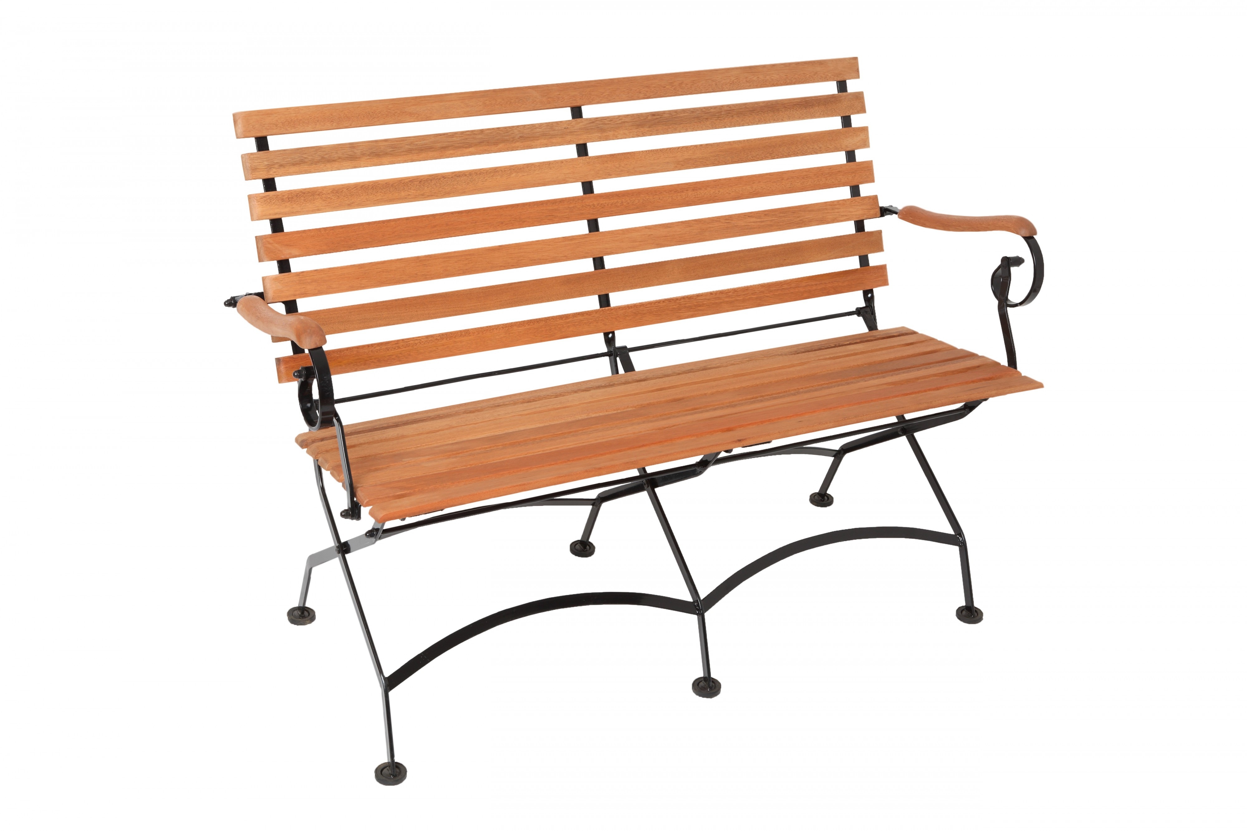 Merxx Gartenbank Schlossgarten 2-Sitzer Eukalyptusholz Bank Garten - Bild 1