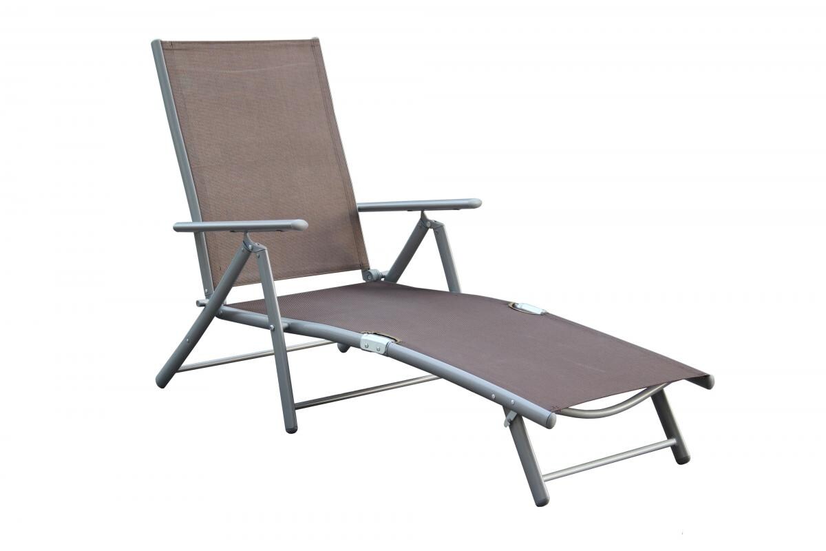 Merxx Deckchair, taupe - Bild 1