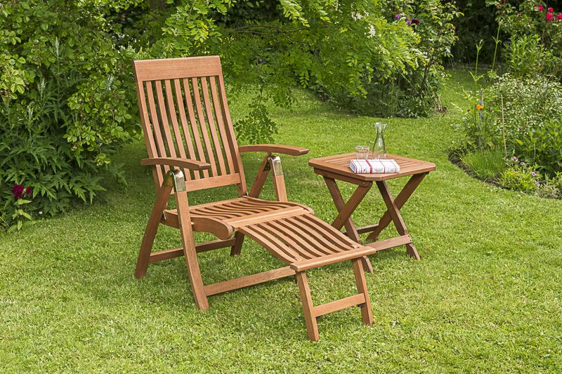 Merxx Comodoro Klappsessel mit Fu&szlig;teil und Klapphocker - Bild 1