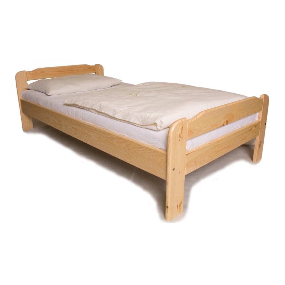 Acerto Einzelbett mit Lattenrost 80x200cm optional mit Beistelltisch, Rollcontainer, Klemmkissen - Bild 1