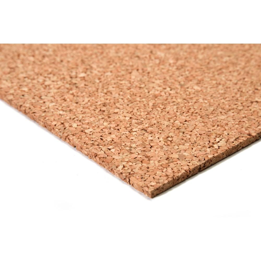 acerto® Pinnwand Korkplatte Dämmmatte 100 x 200 cm - 5 mm stark
