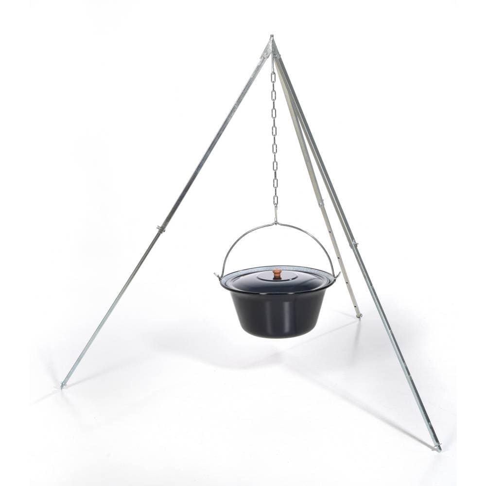acerto&reg; Gulaschkessel 30L + Dreibeingestell 170cm - Bild 1