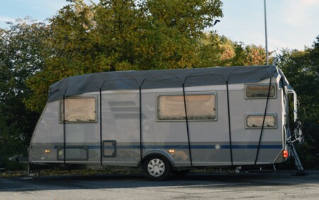 GreenYard® Wohnwagen Schutzdach 750 cm Schutzhülle Wohnmobil Abdeckung Dach  Garage online kaufen bei Netto