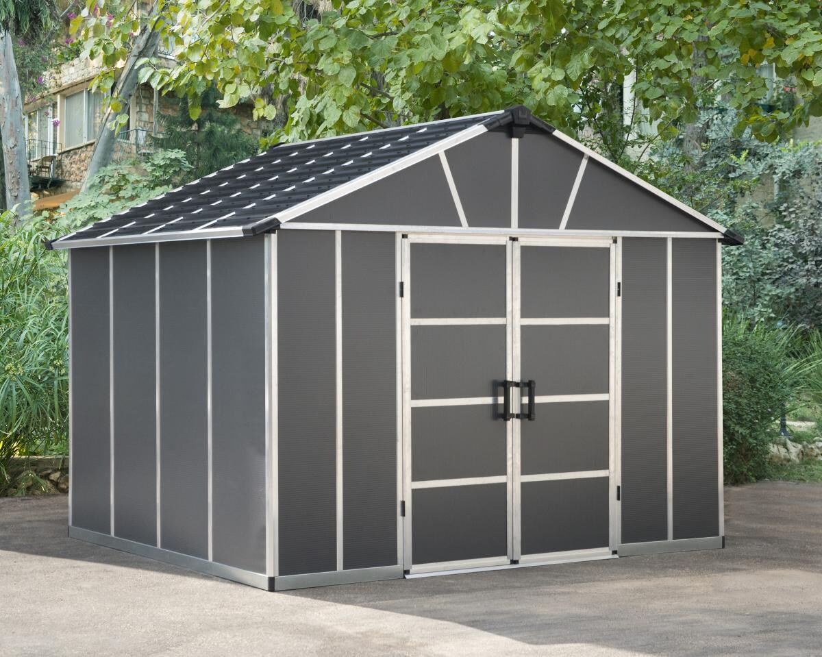 Palram - Canopia Yukon 3.3 x 2.7 Gerätehaus, anthrazit