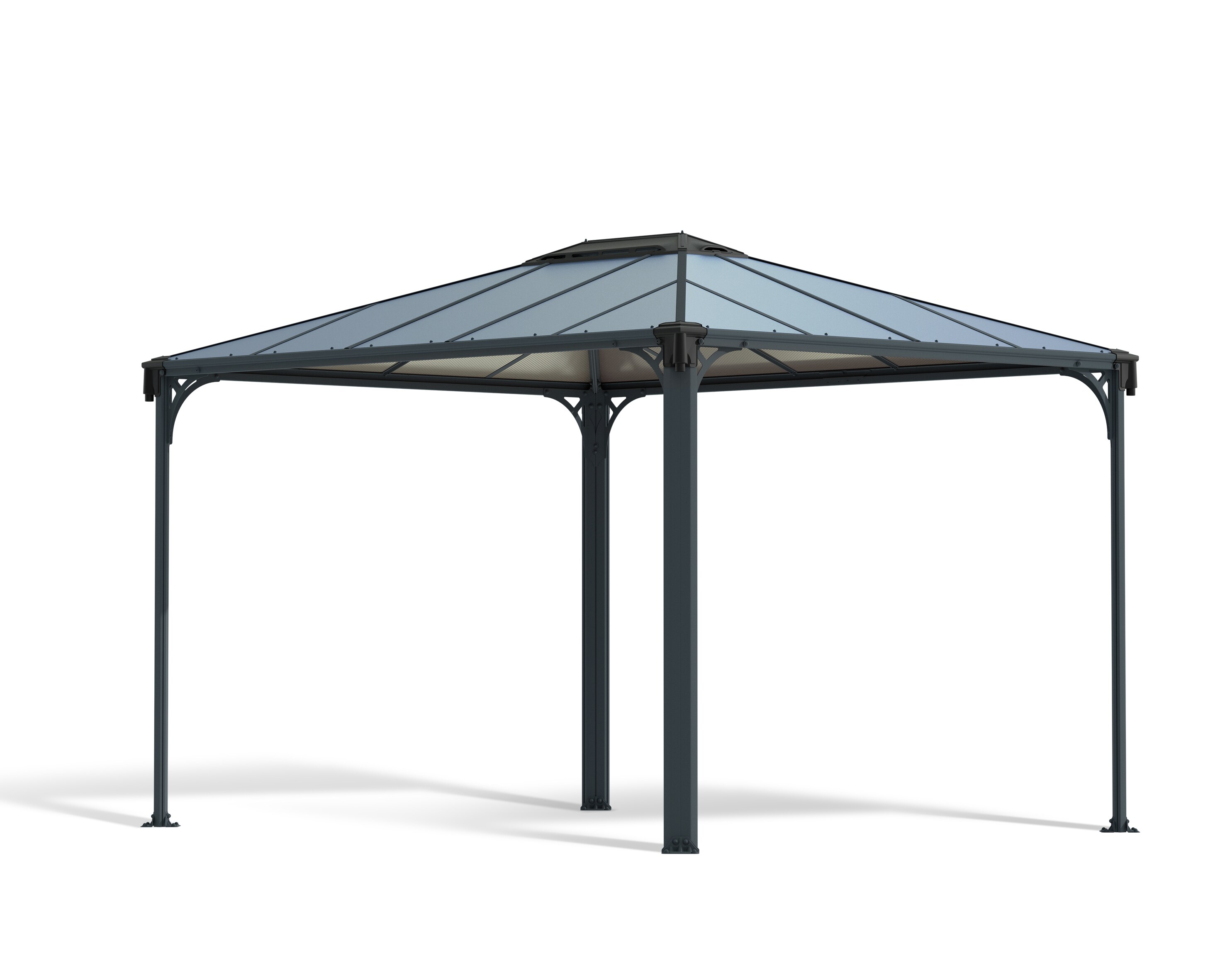 Canopia Martinique Aluminium-Pavillon 3X3,6 m grau - Bild 1