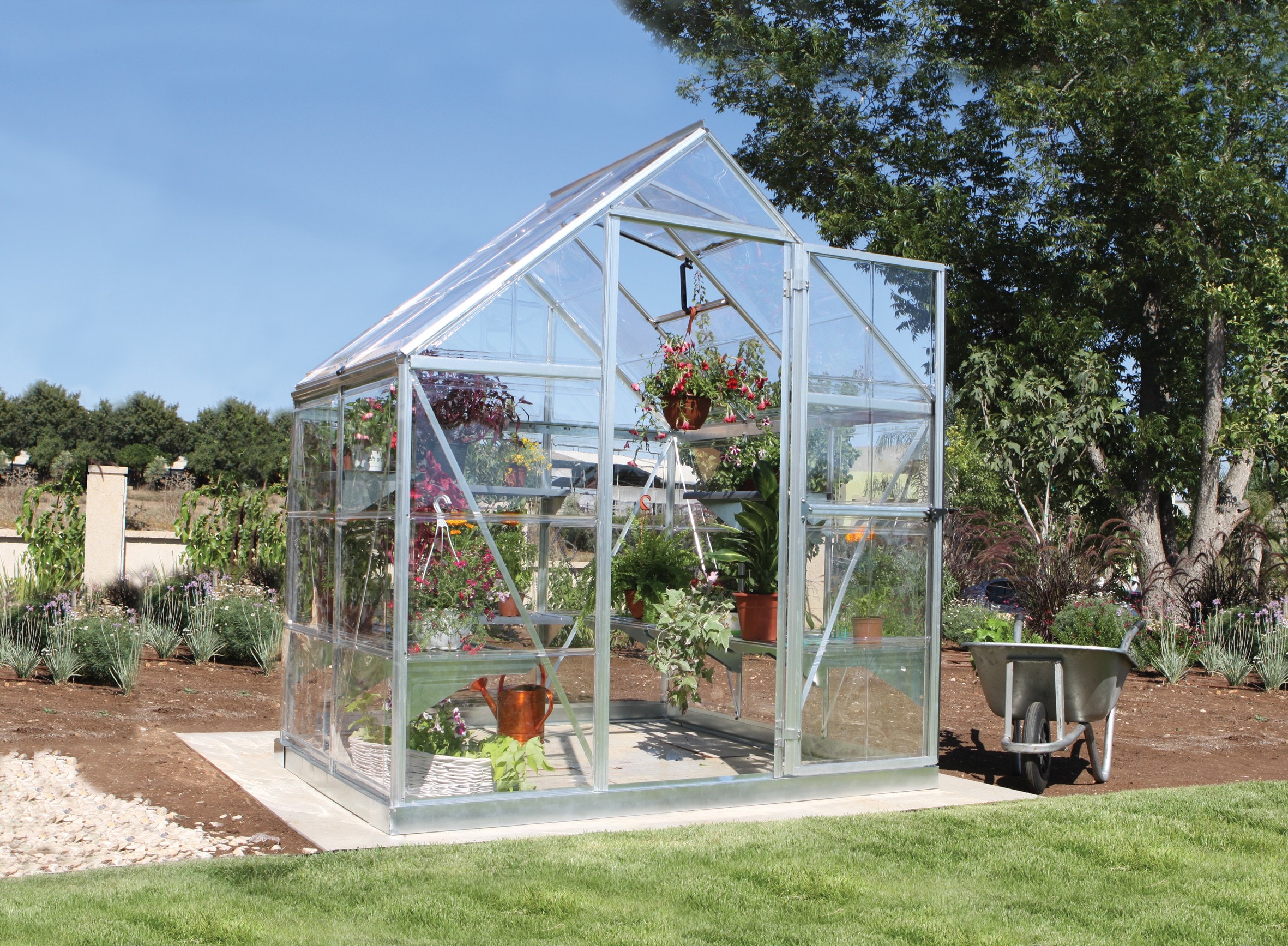 Palram - Canopia | Harmony 1.3 x 1.9 Gew&auml;chshaus, silber, klar - Bild 1