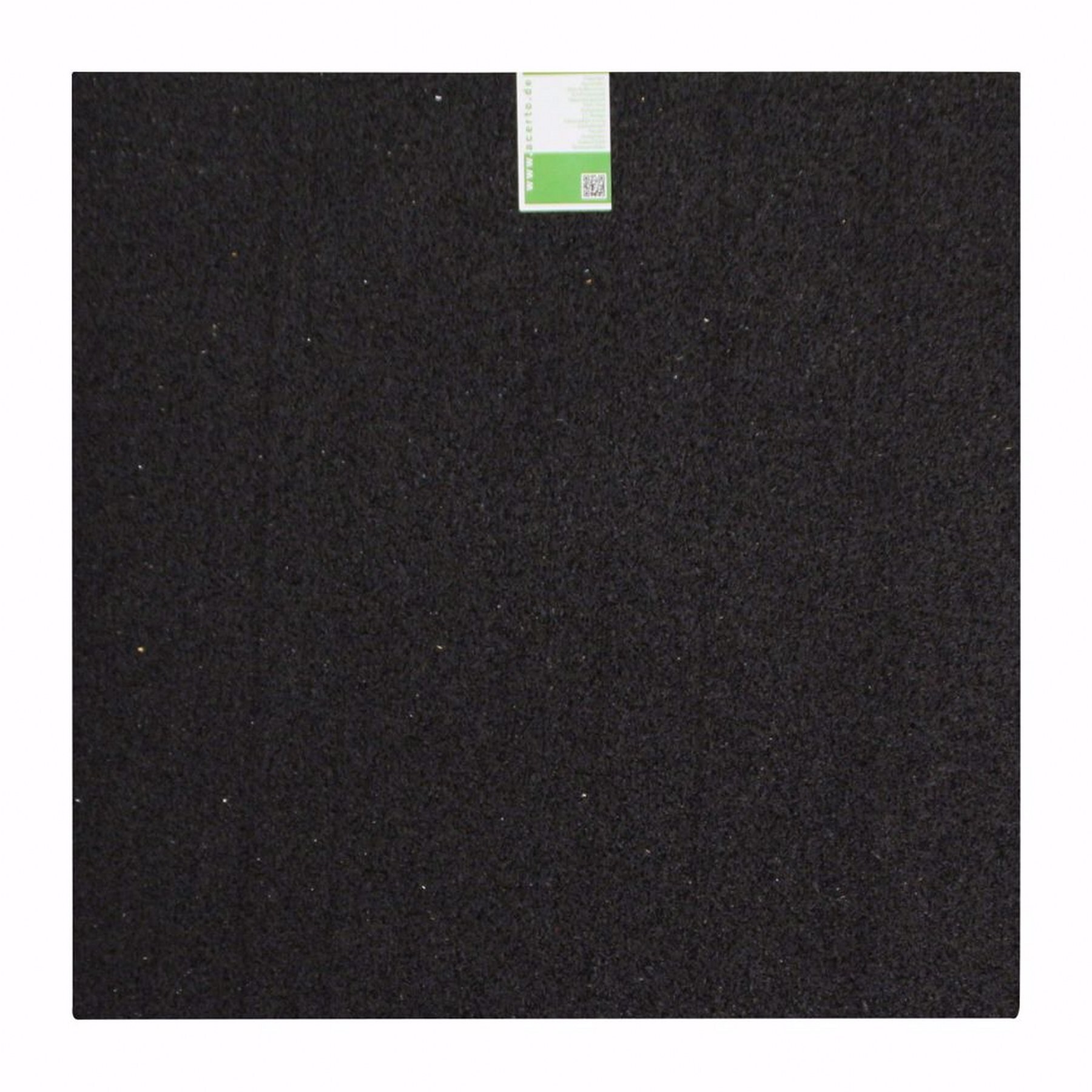 acerto&reg; Waschmaschinenmatte aus Gummigranulaten 60 x 60 x 8mm - Bild 1
